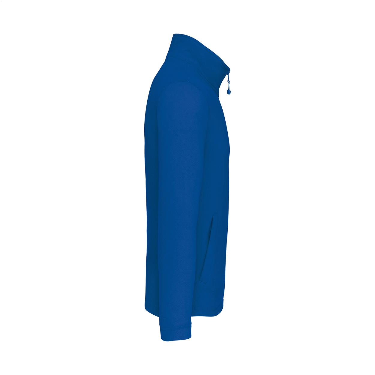 Fleecejacke mit durchgehendem Reißverschluss