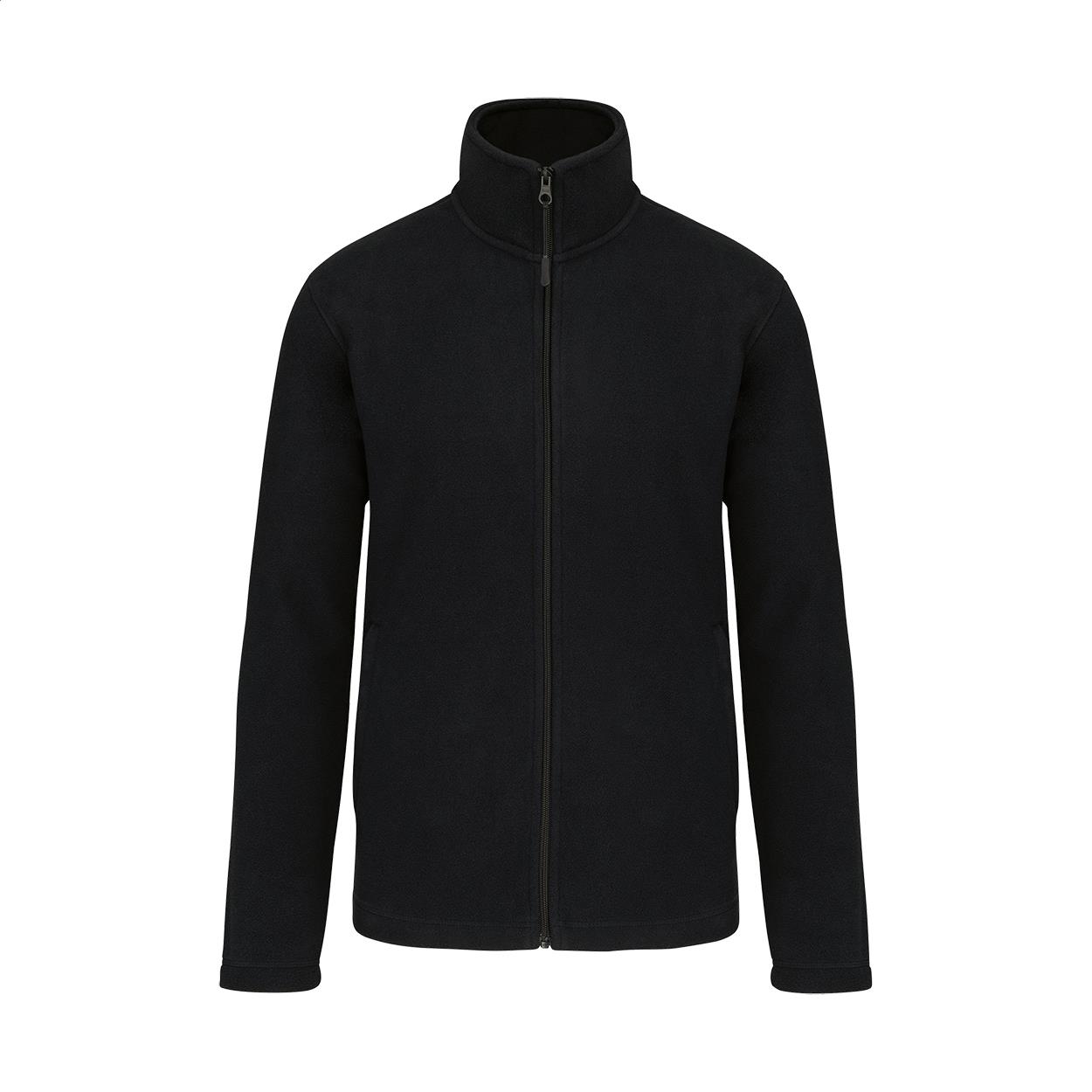 Fleecejacke mit durchgehendem Reißverschluss