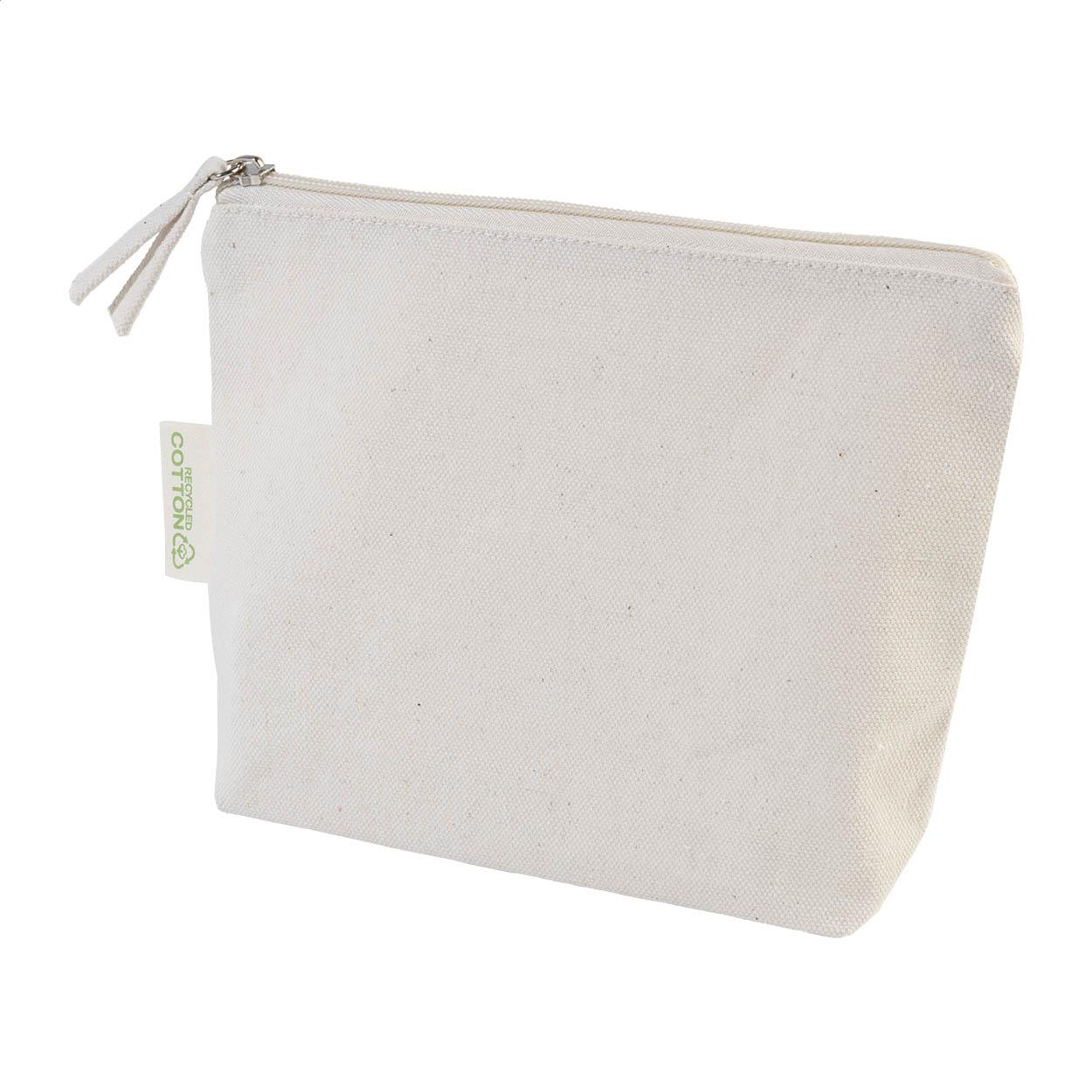 Kosmetiktasche aus recycelter Baumwolle