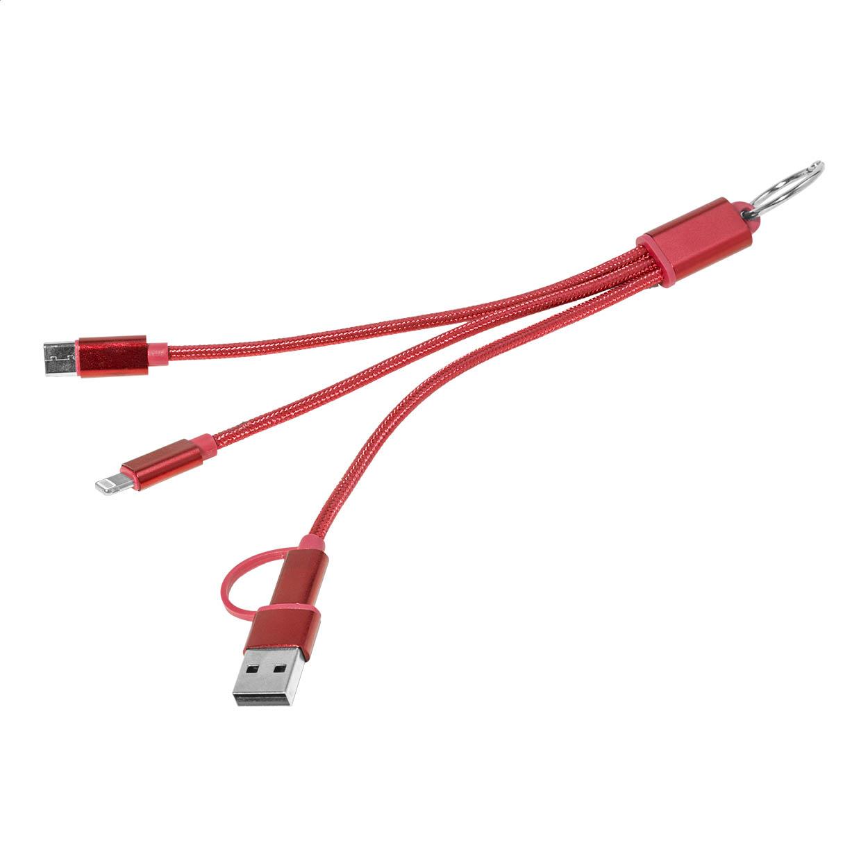 USB-Ladekabel mit Schlüsselanhänger
