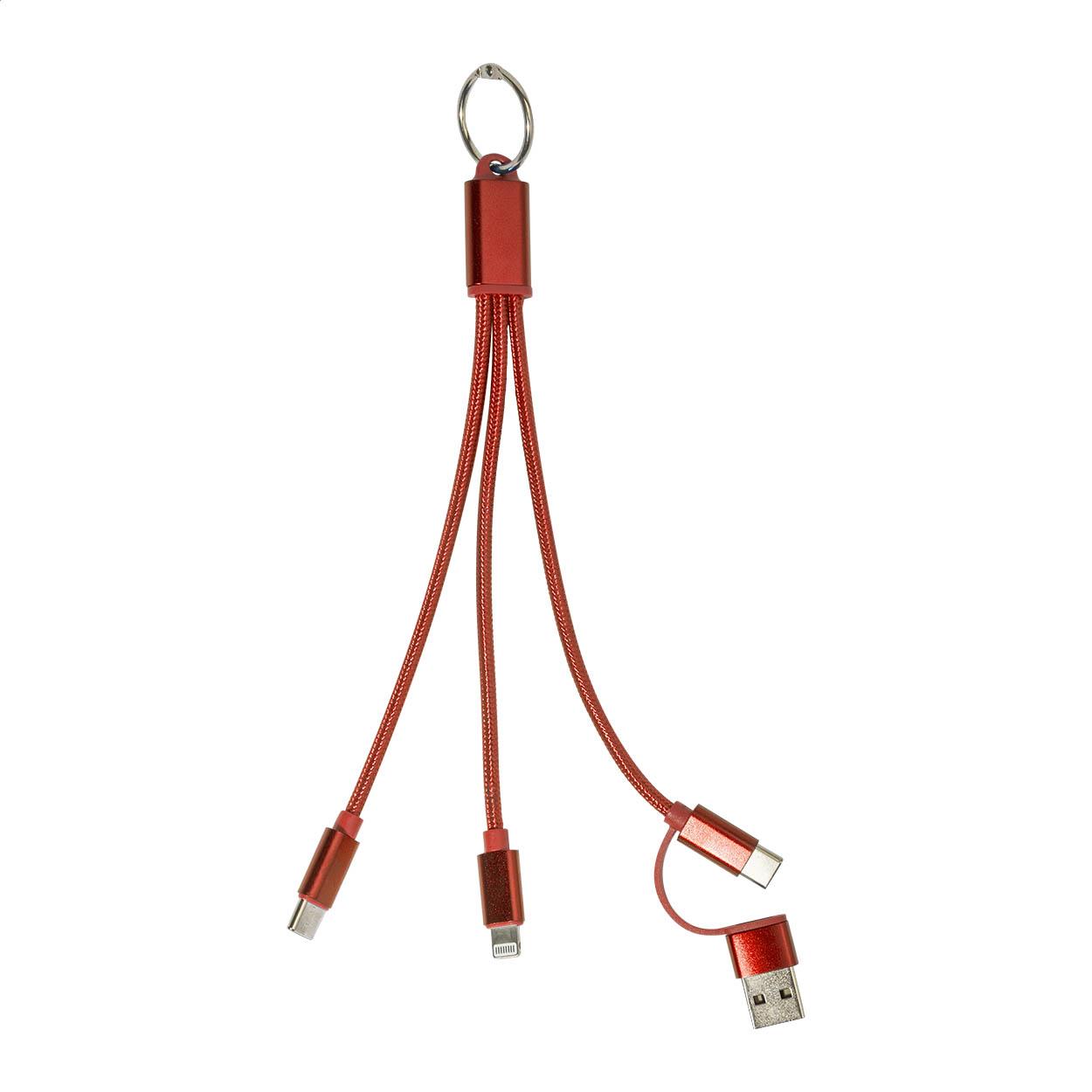 USB-Ladekabel mit Schlüsselanhänger