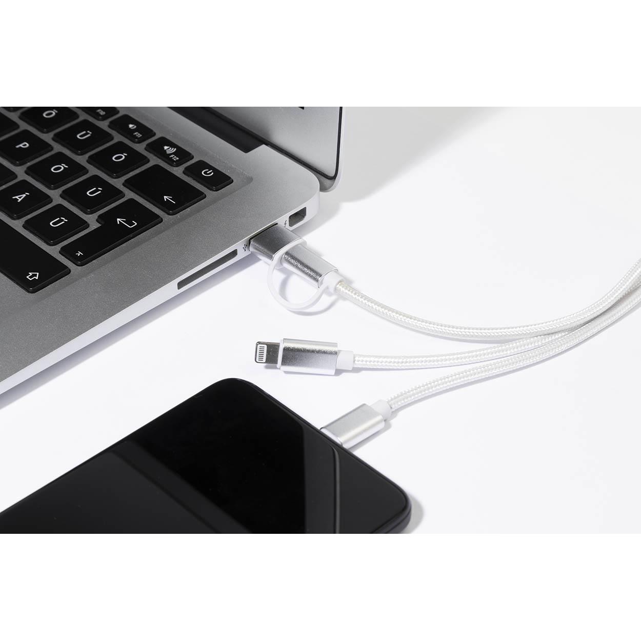 USB-Ladekabel mit Schlüsselanhänger