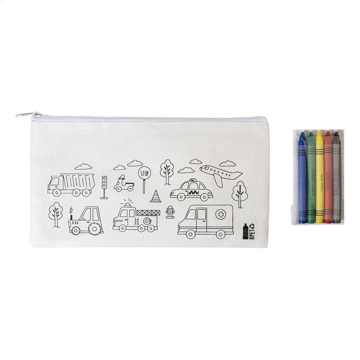 RPET Stiftetasche zum Bemalen