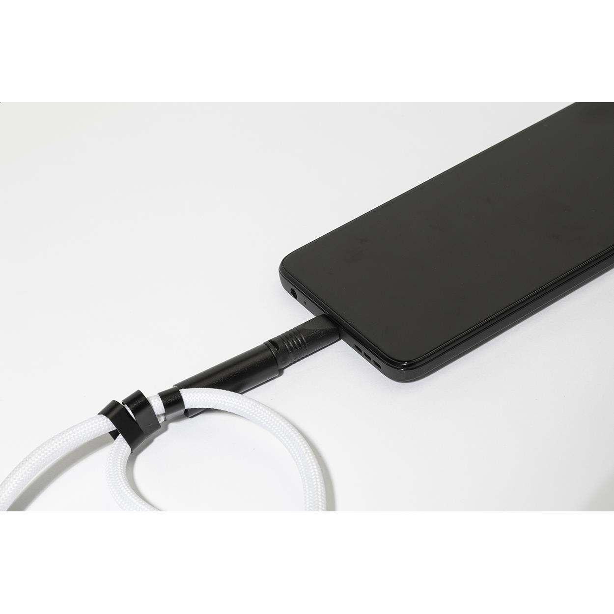 60W Handgelenkband mit Lade- und Datenkabel aus RPET