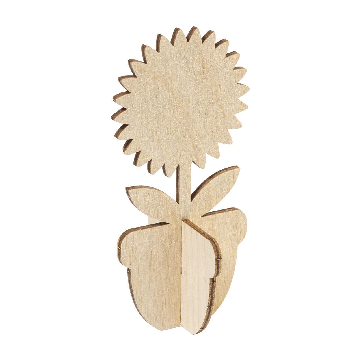 individuelle Puzzle-Postkarte, Blume
