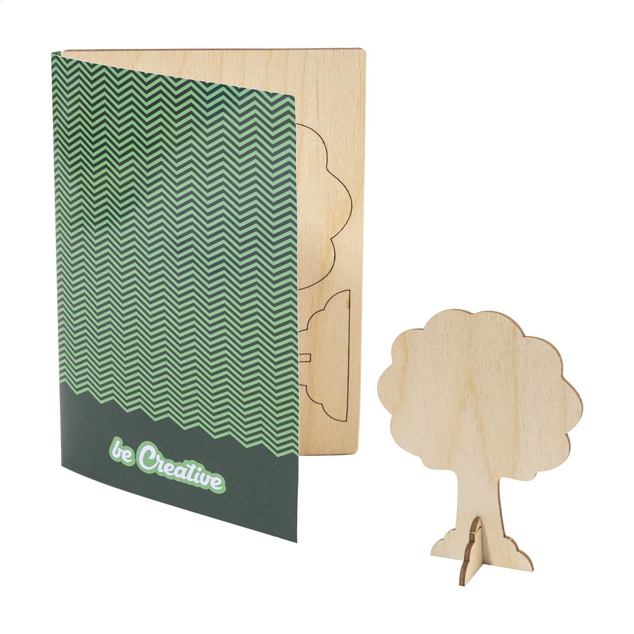 individuelle Puzzle-Postkarte, Baum