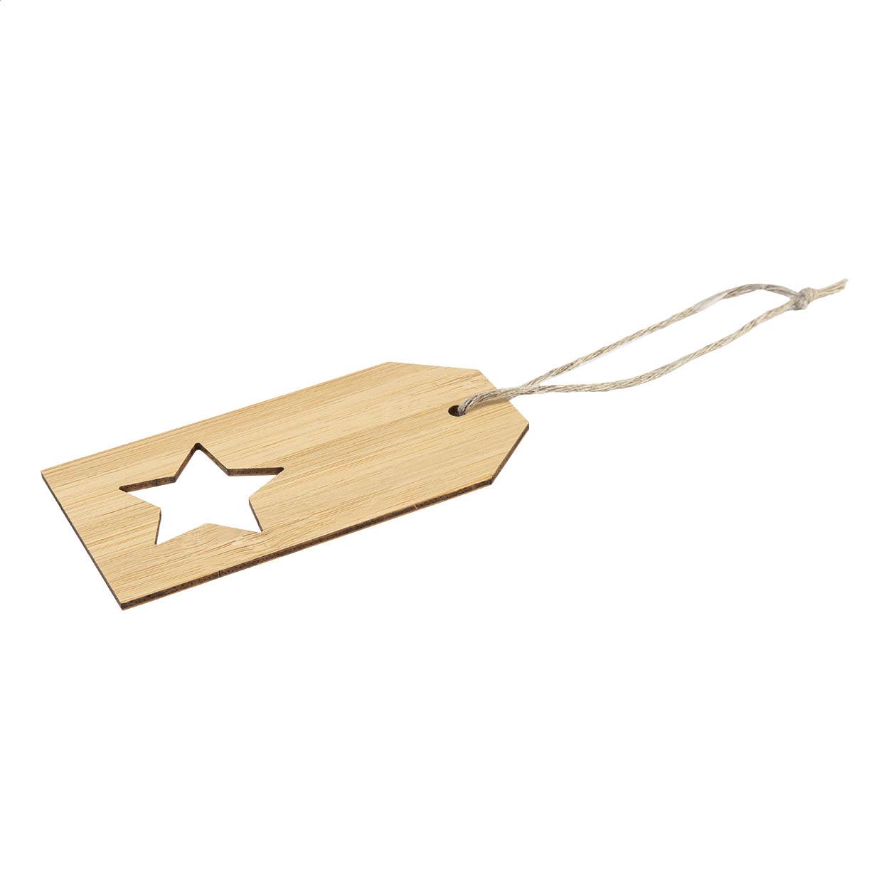 Geschenkanhänger, Stern