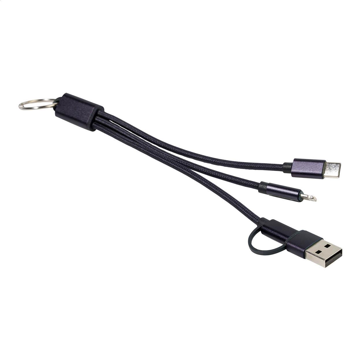 USB-Ladekabel mit Schlüsselanhänger