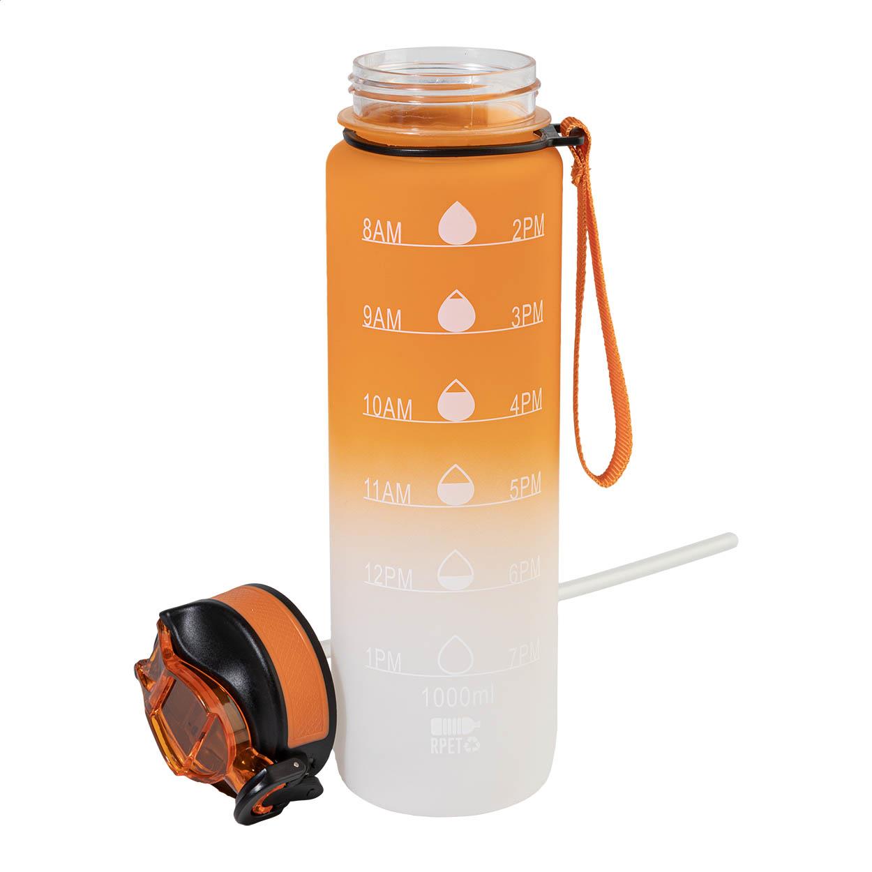 RPET Flasche mit Motivationsanzeige