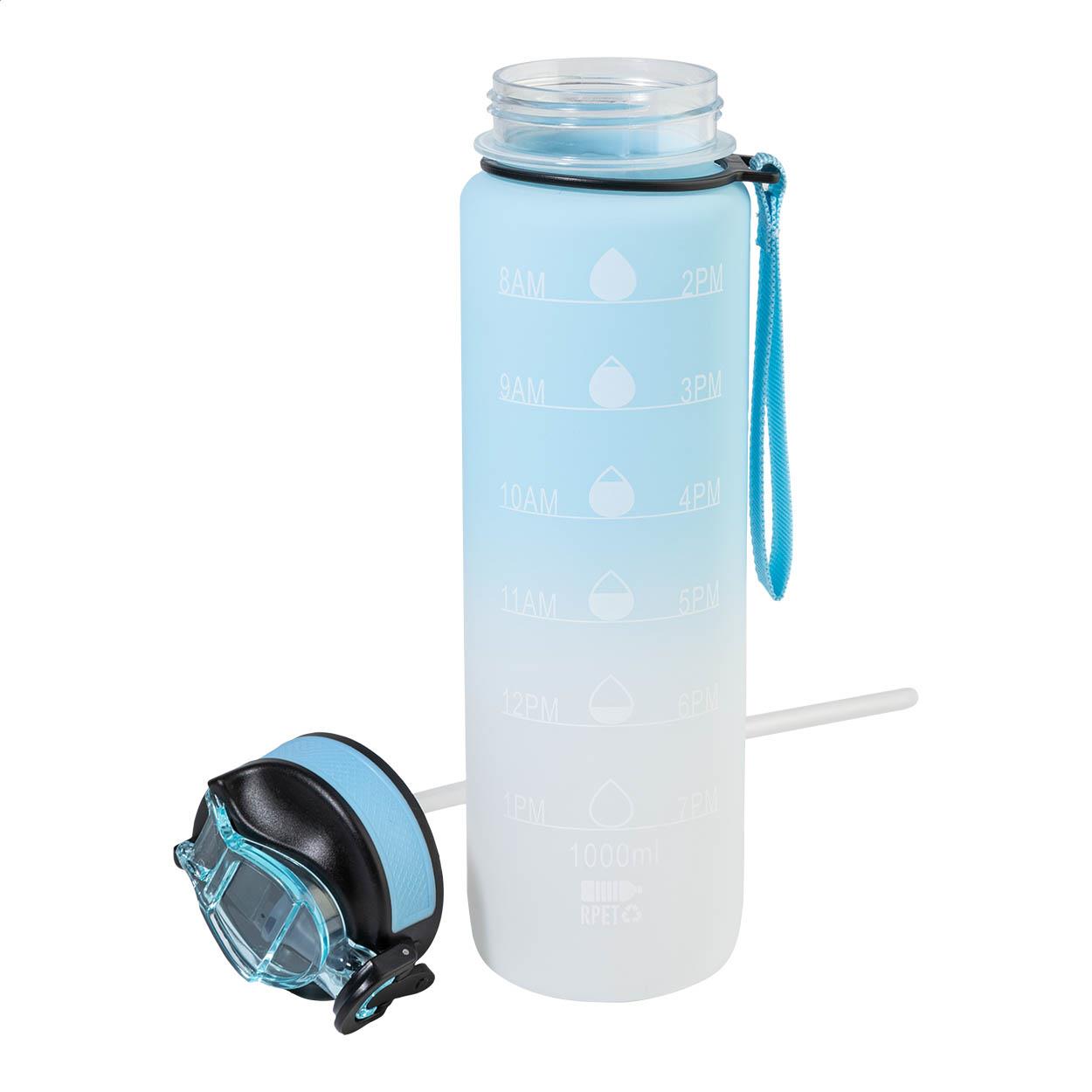 RPET Flasche mit Motivationsanzeige
