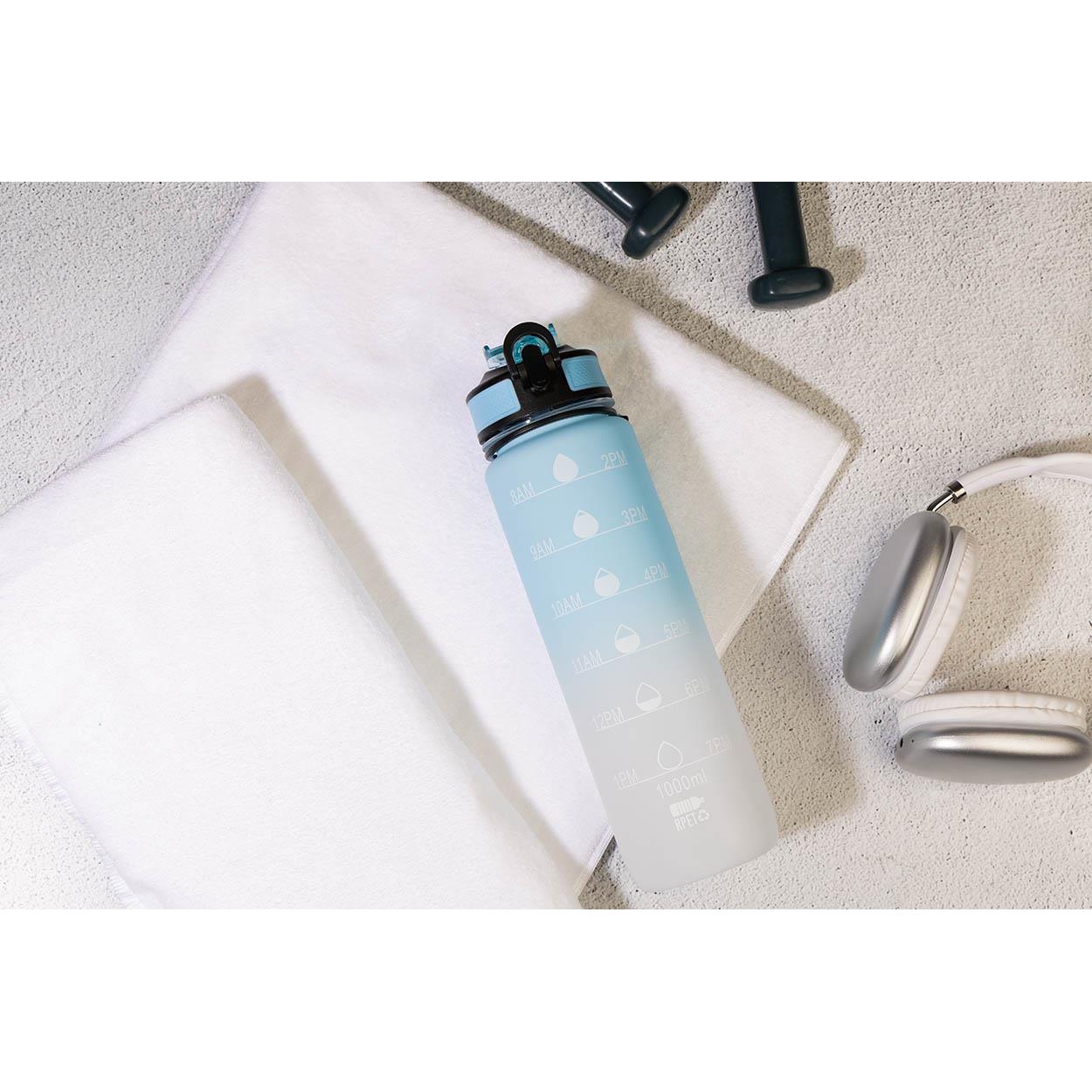 RPET Flasche mit Motivationsanzeige