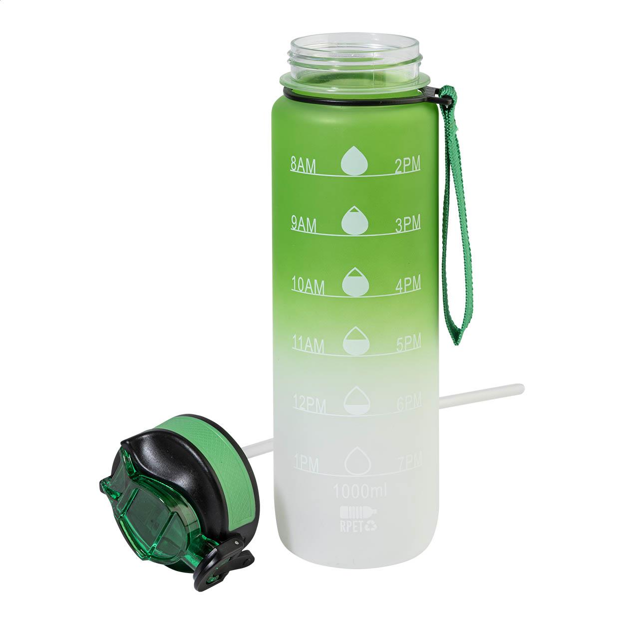 RPET Flasche mit Motivationsanzeige