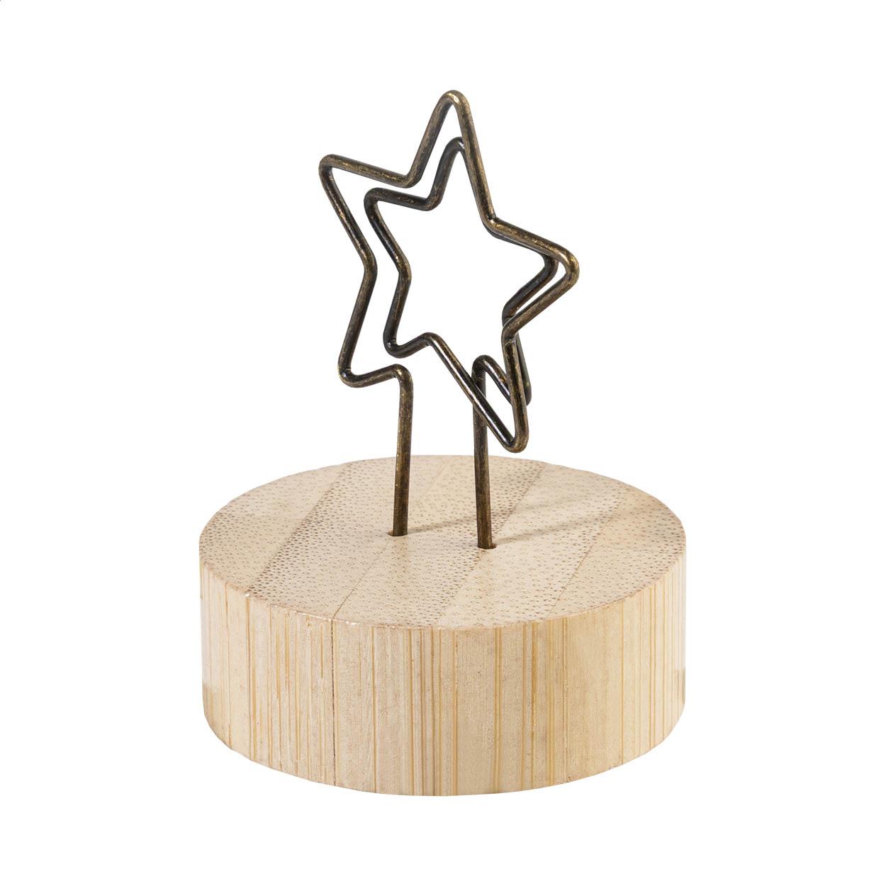 Weihnachtsmemohalter, Stern