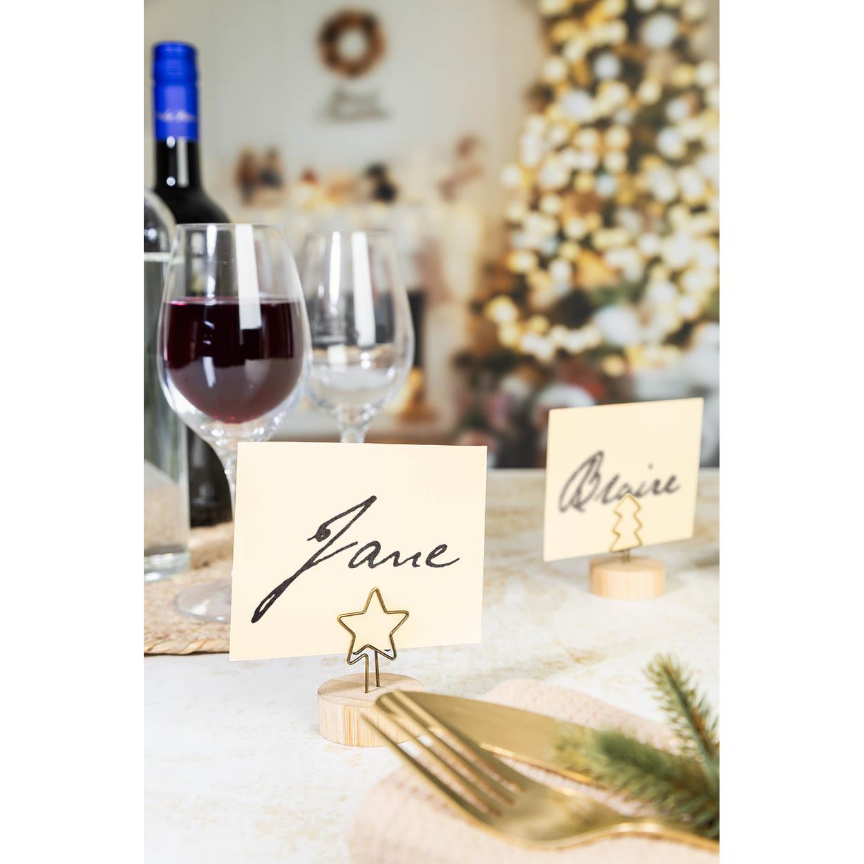 Weihnachtsmemohalter, Stern