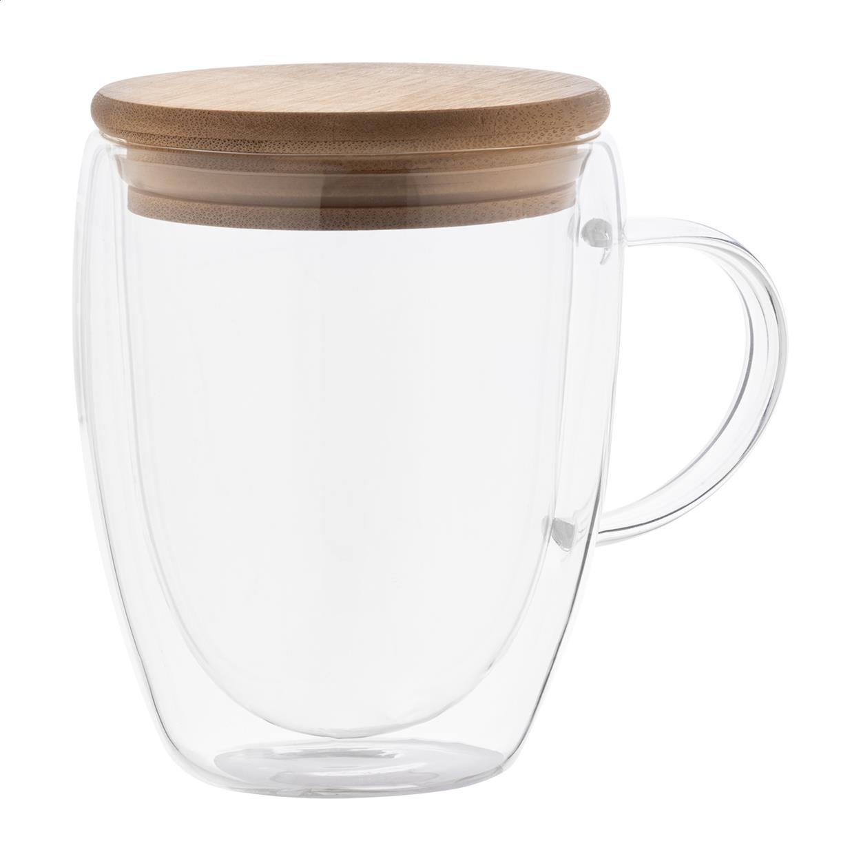 Glas-Thermobecher