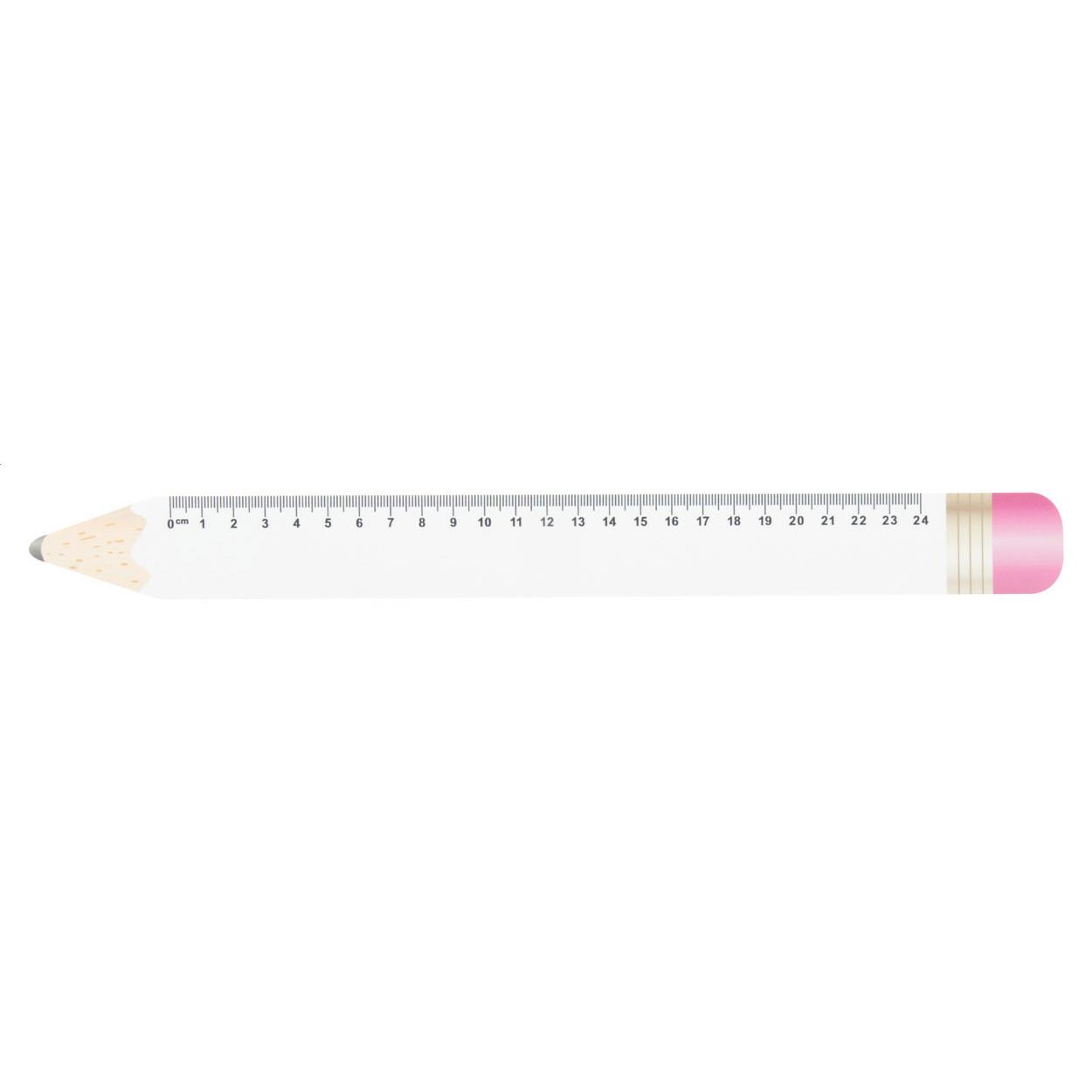 24 cm Lineal, Bleistift