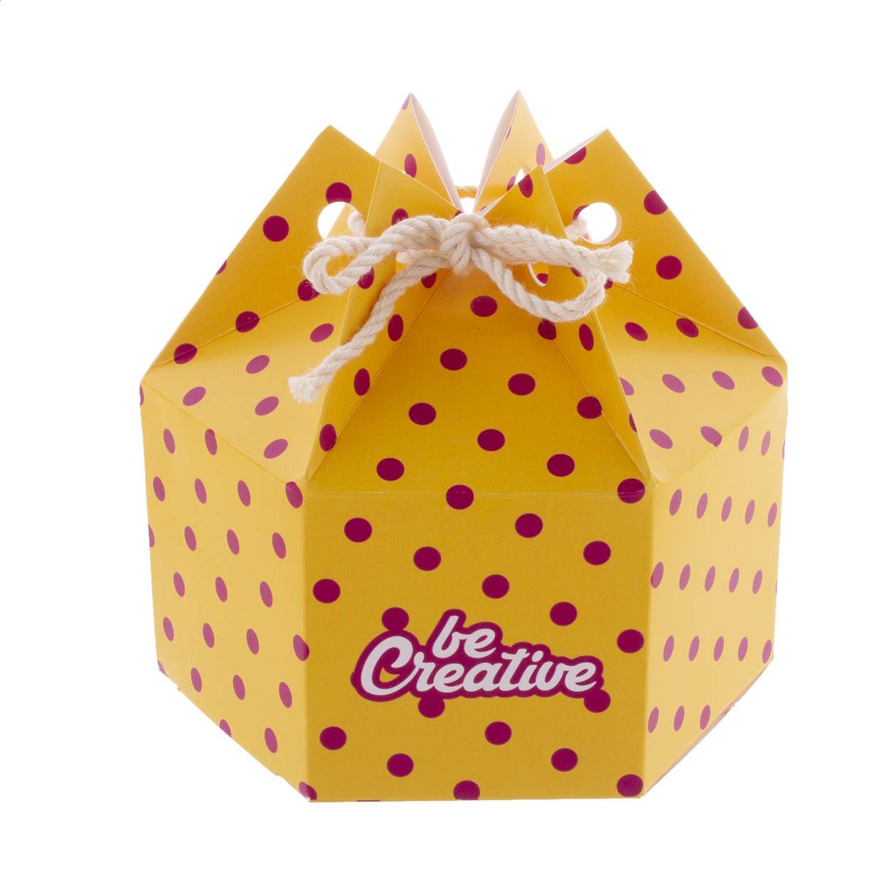 Sechseckige Geschenkbox
