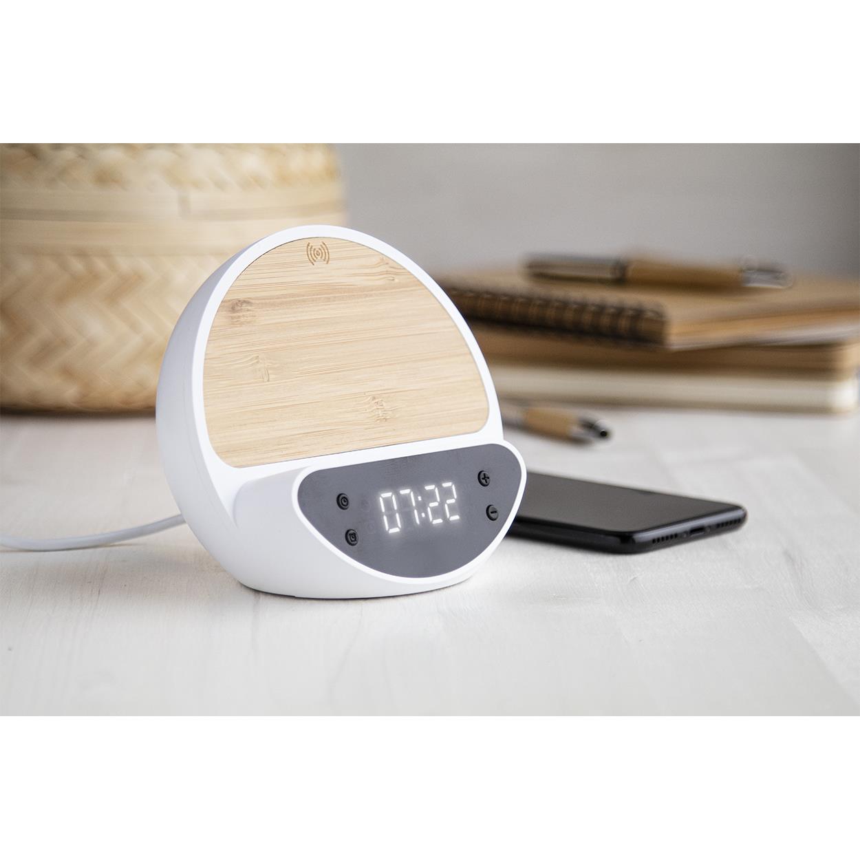 Wecker mit Wireless-Charger