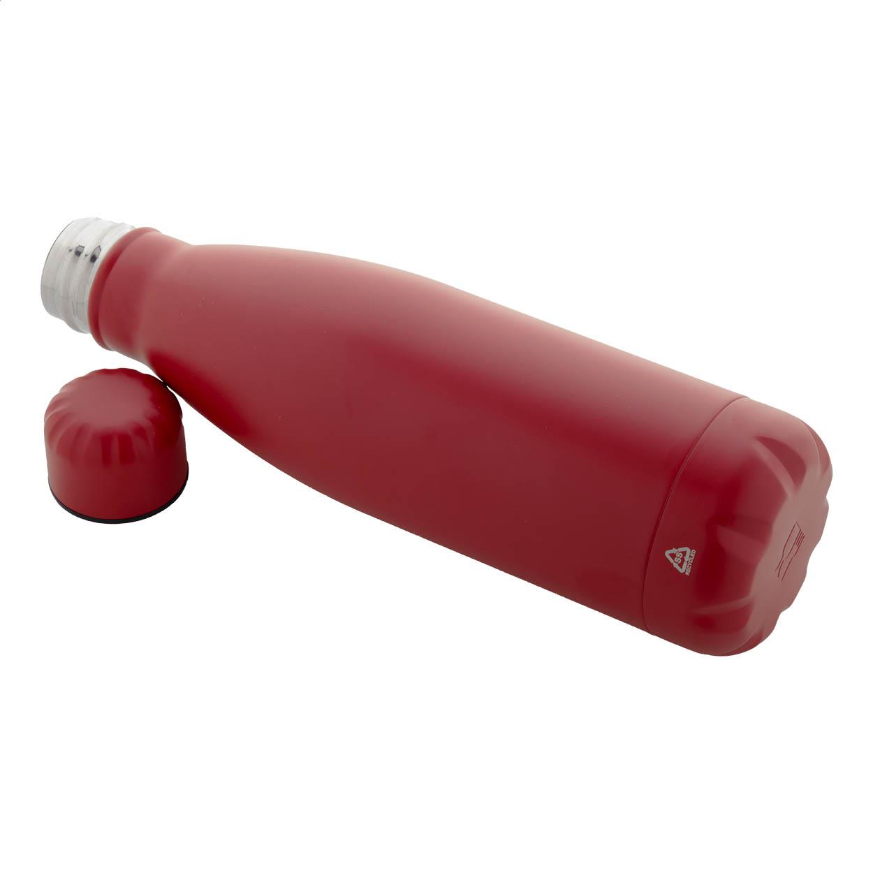 Flasche aus recyceltem Edelstahl