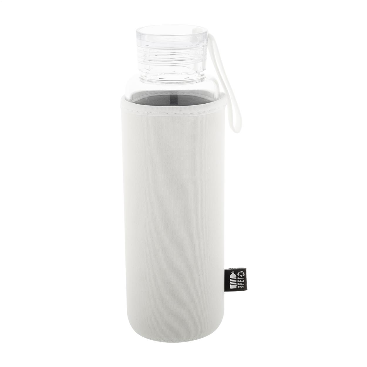 Flasche aus recyceltem Glas