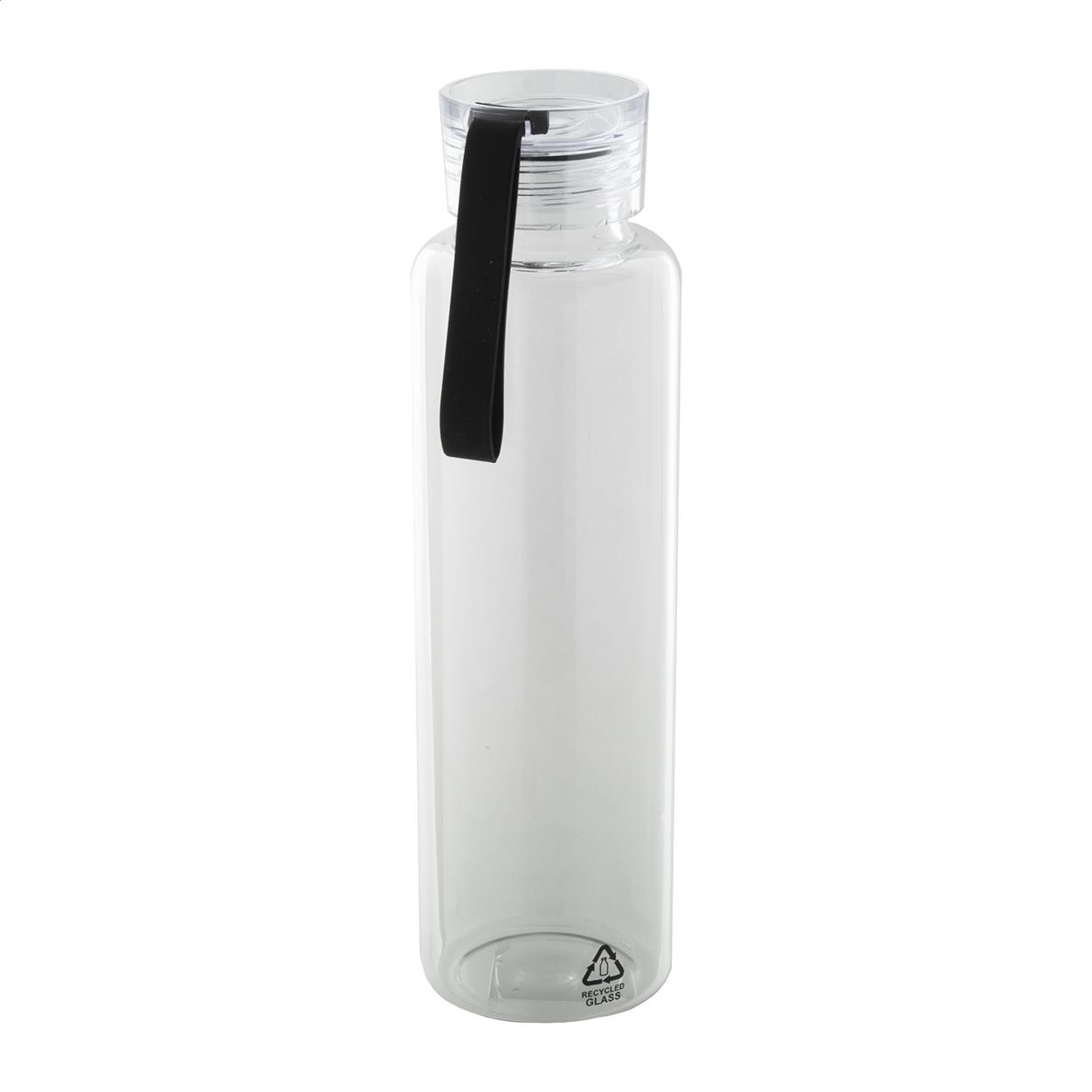 Flasche aus recyceltem Glas