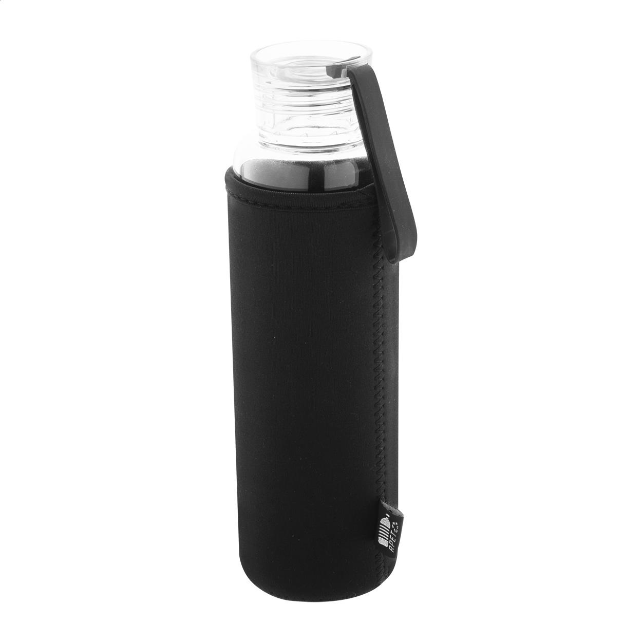 Flasche aus recyceltem Glas
