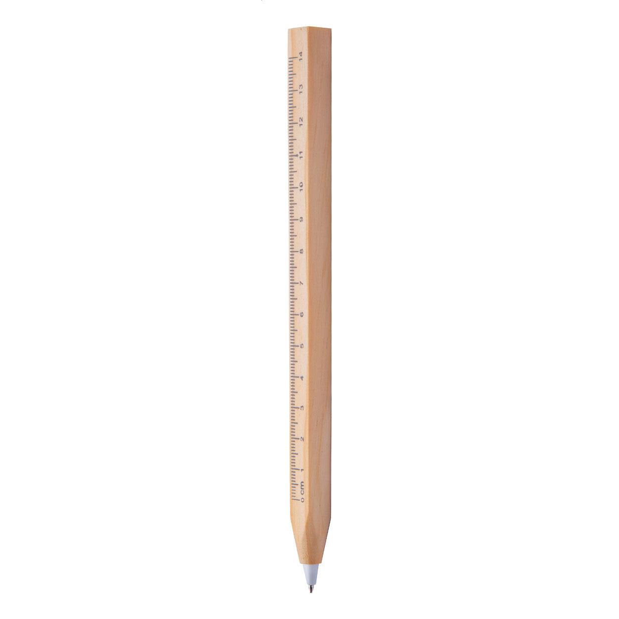 Kugelschreiber mit Lineal