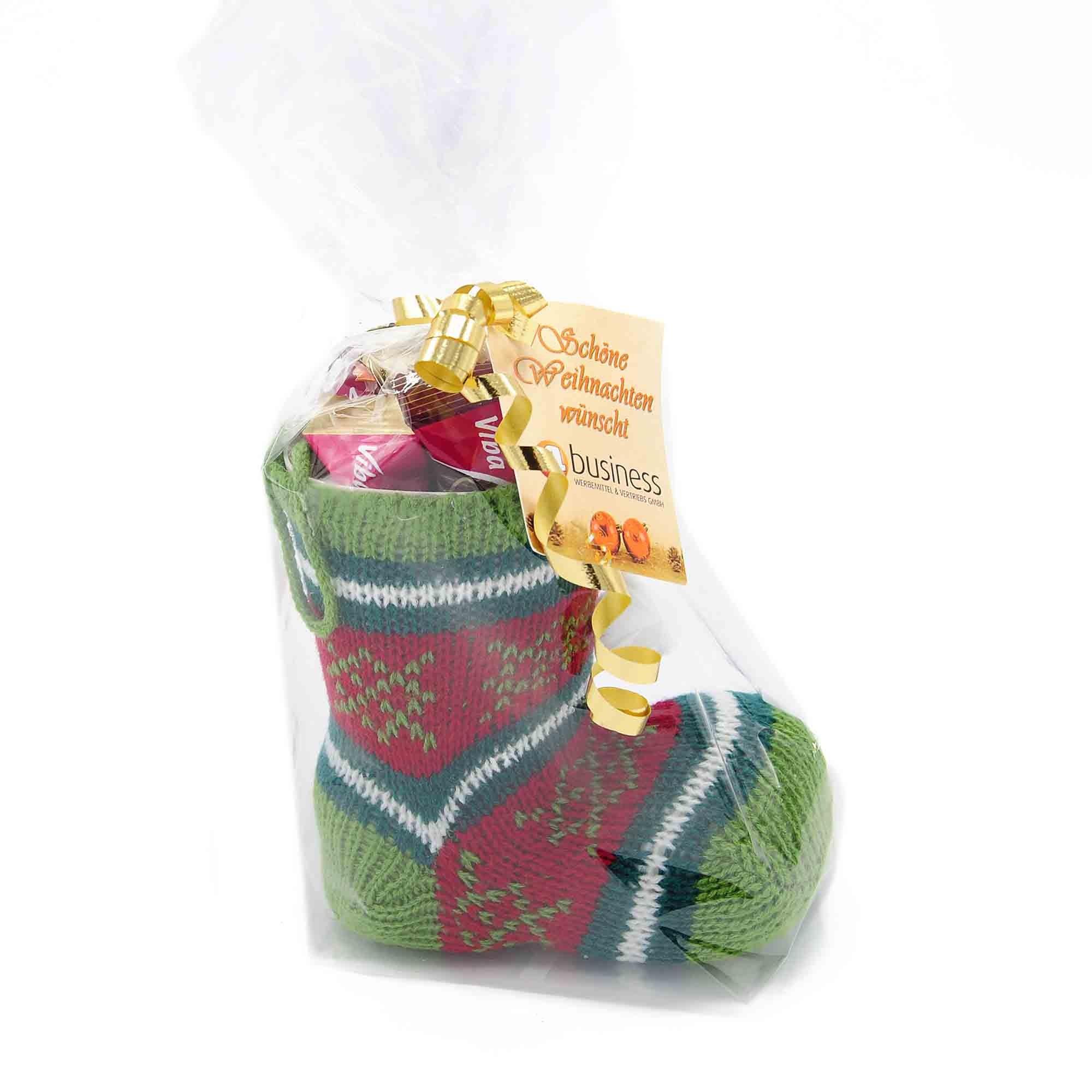 Nikolausstiefel Nougat, 100g, mit Grußkarte
