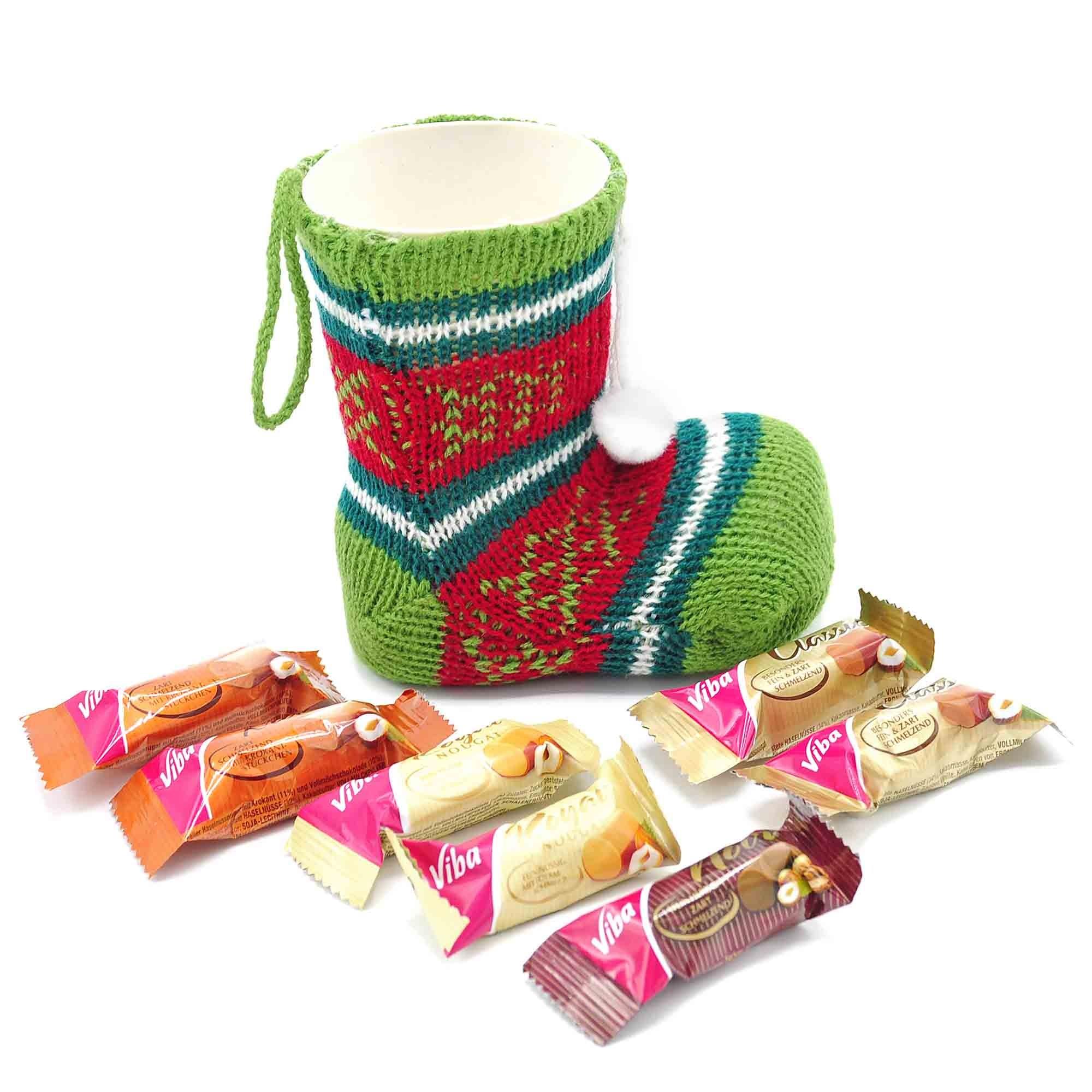 Nikolausstiefel Nougat, 70g, neutral