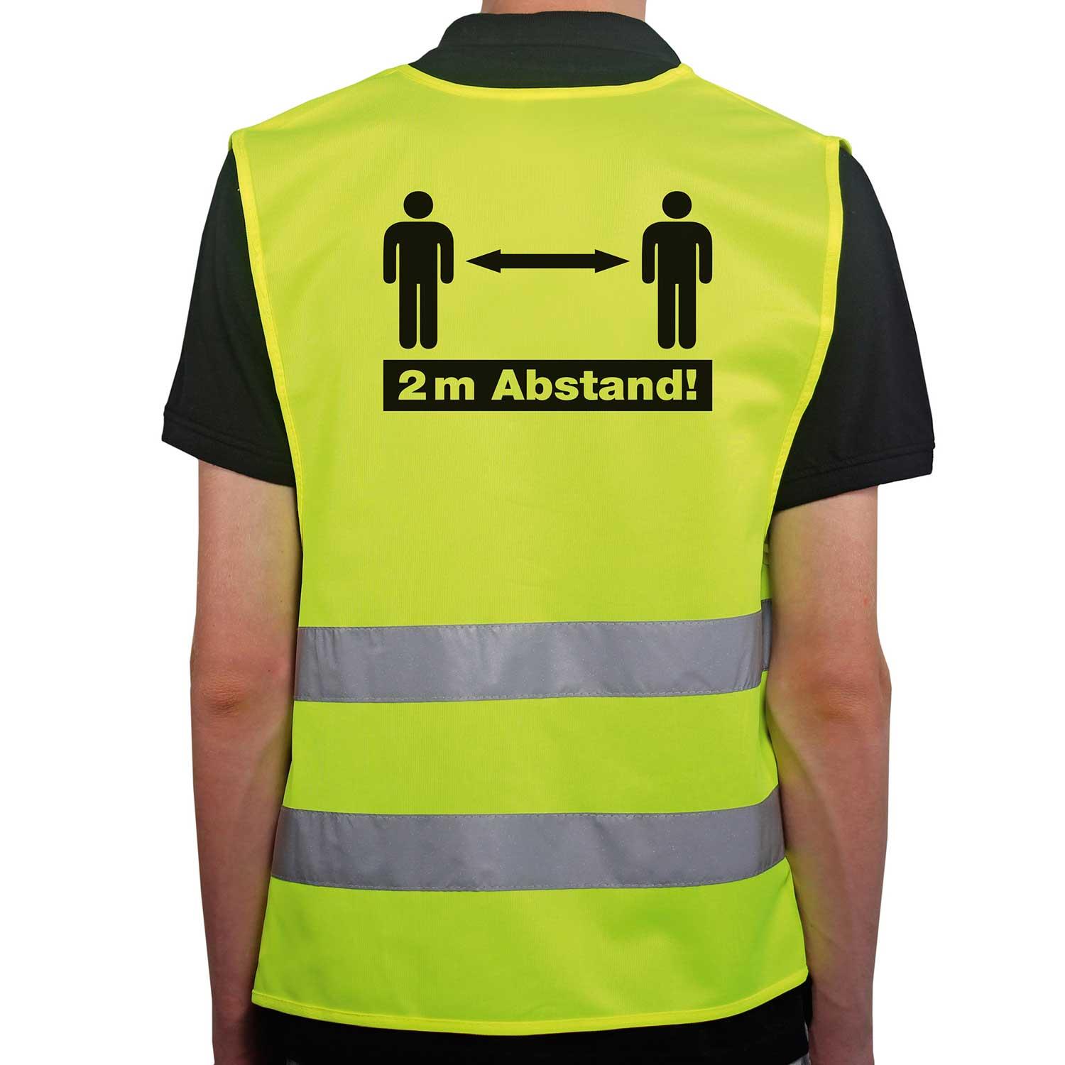 Warnweste 2 Meter Abstand
