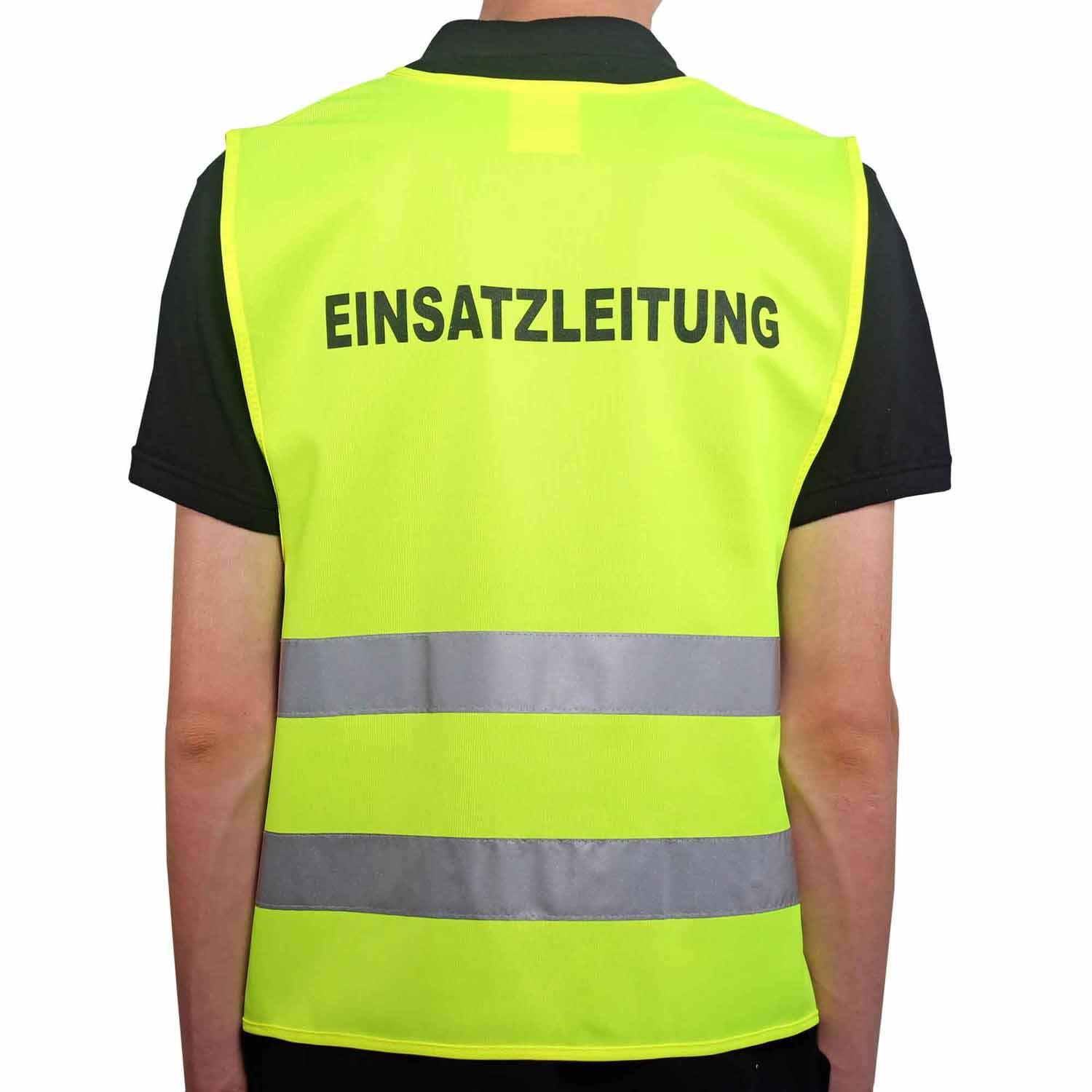 Qualitäts KFZ-Warnweste PREMIUM Einsatzleitung