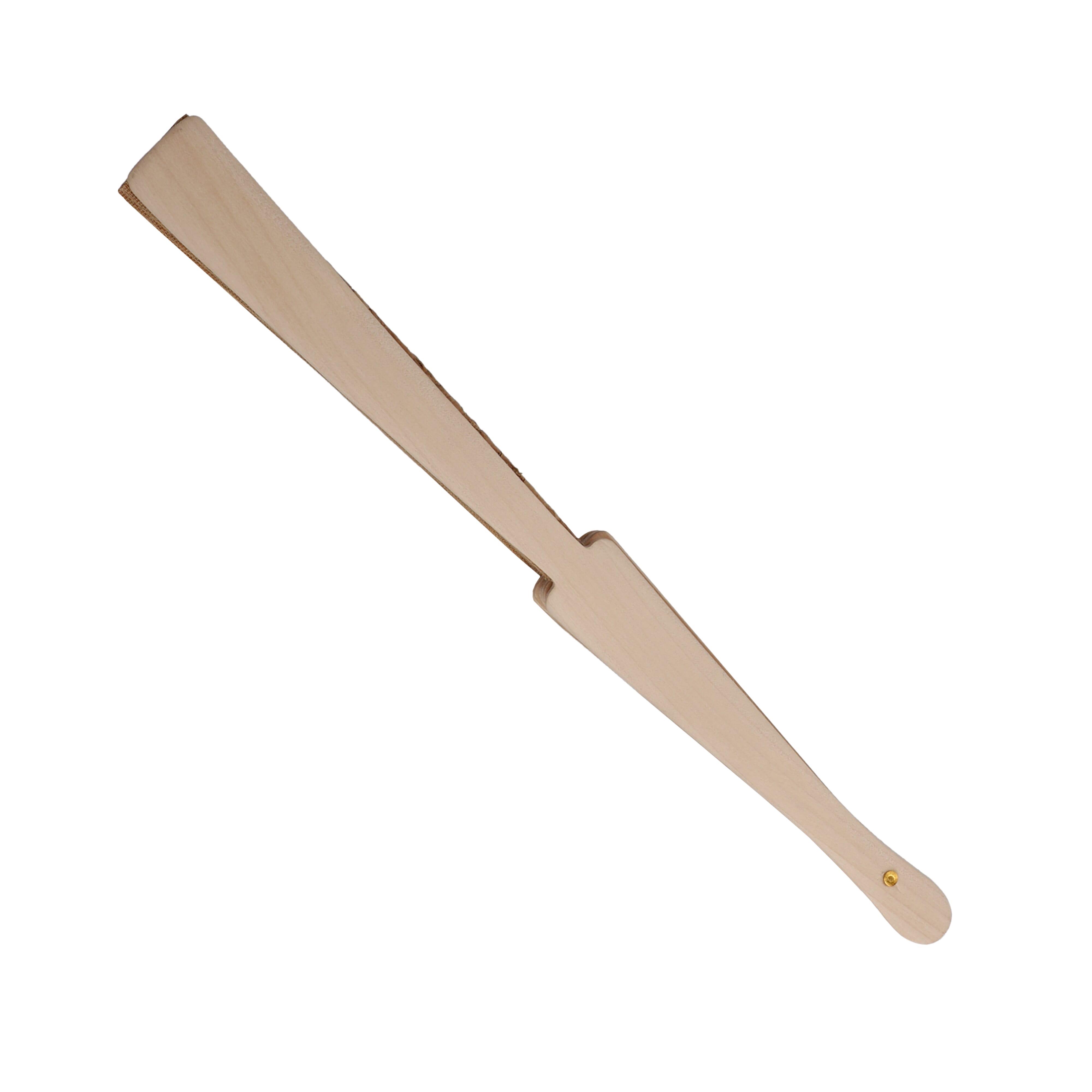 Fächer aus Holz mit Korkgewebe