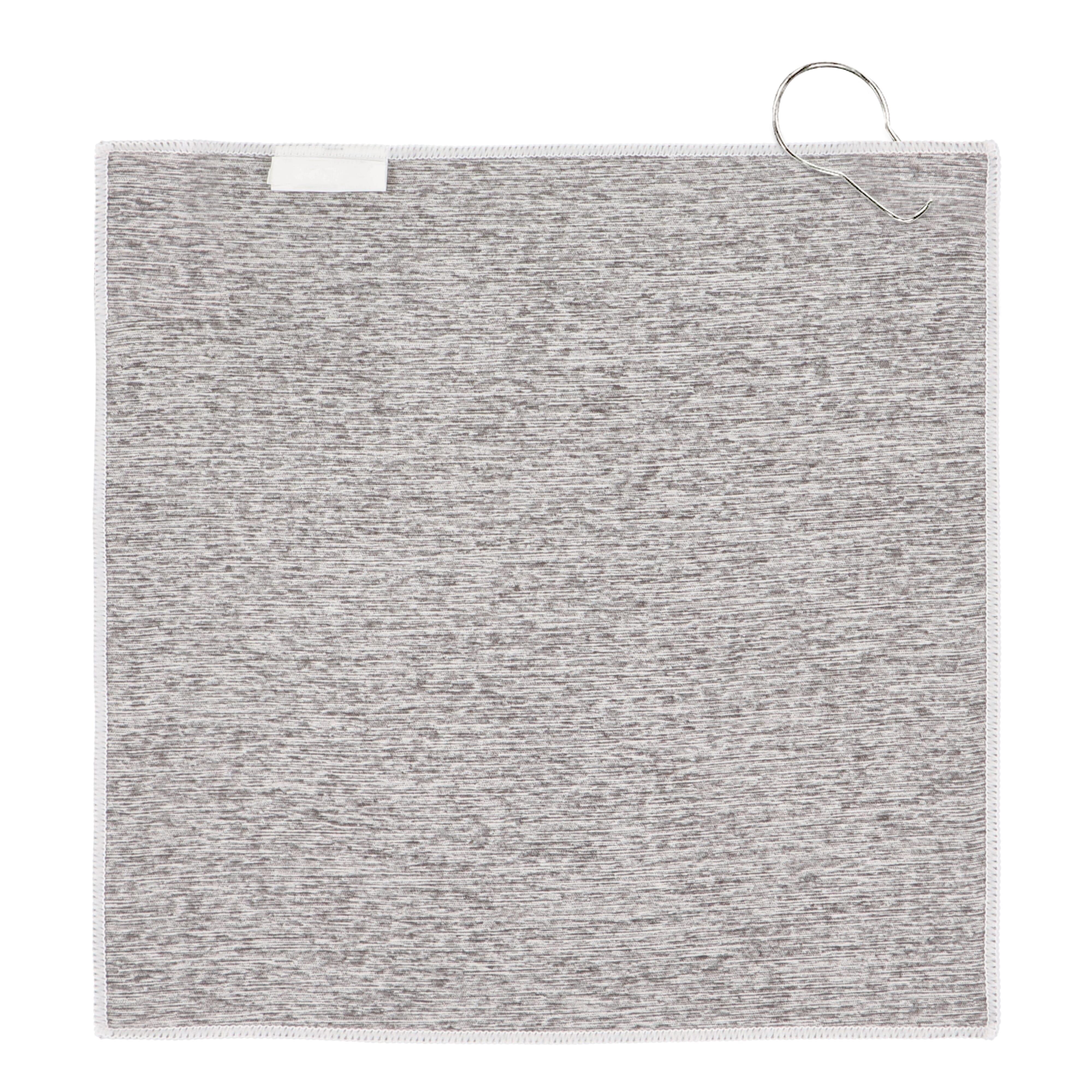 Schnelltrocknendes Golfhandtuch mit Haken R-PET 30 x 30 cm Sublimation
