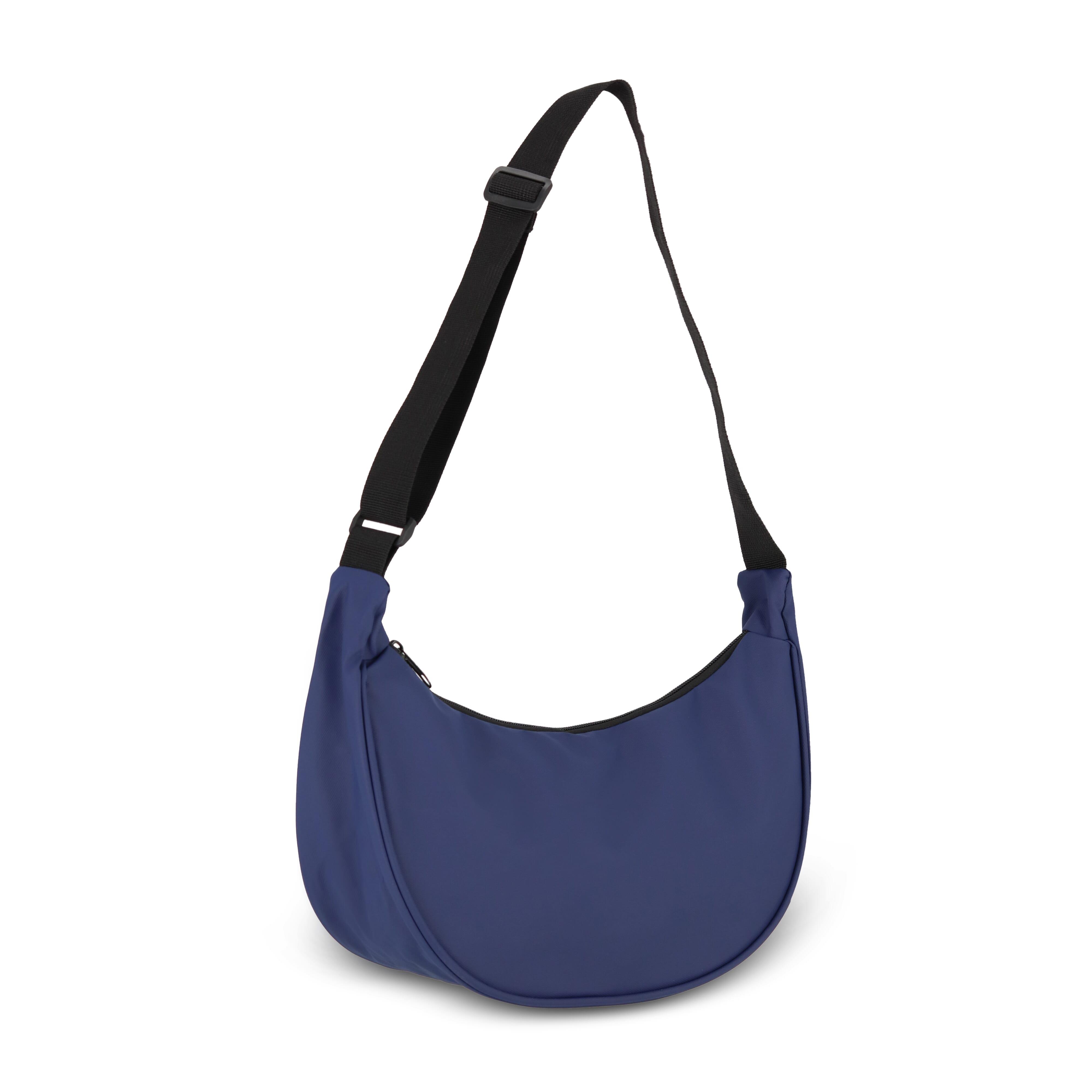 PU-beschichtete R-PET 600D Halbmond-Tragetasche