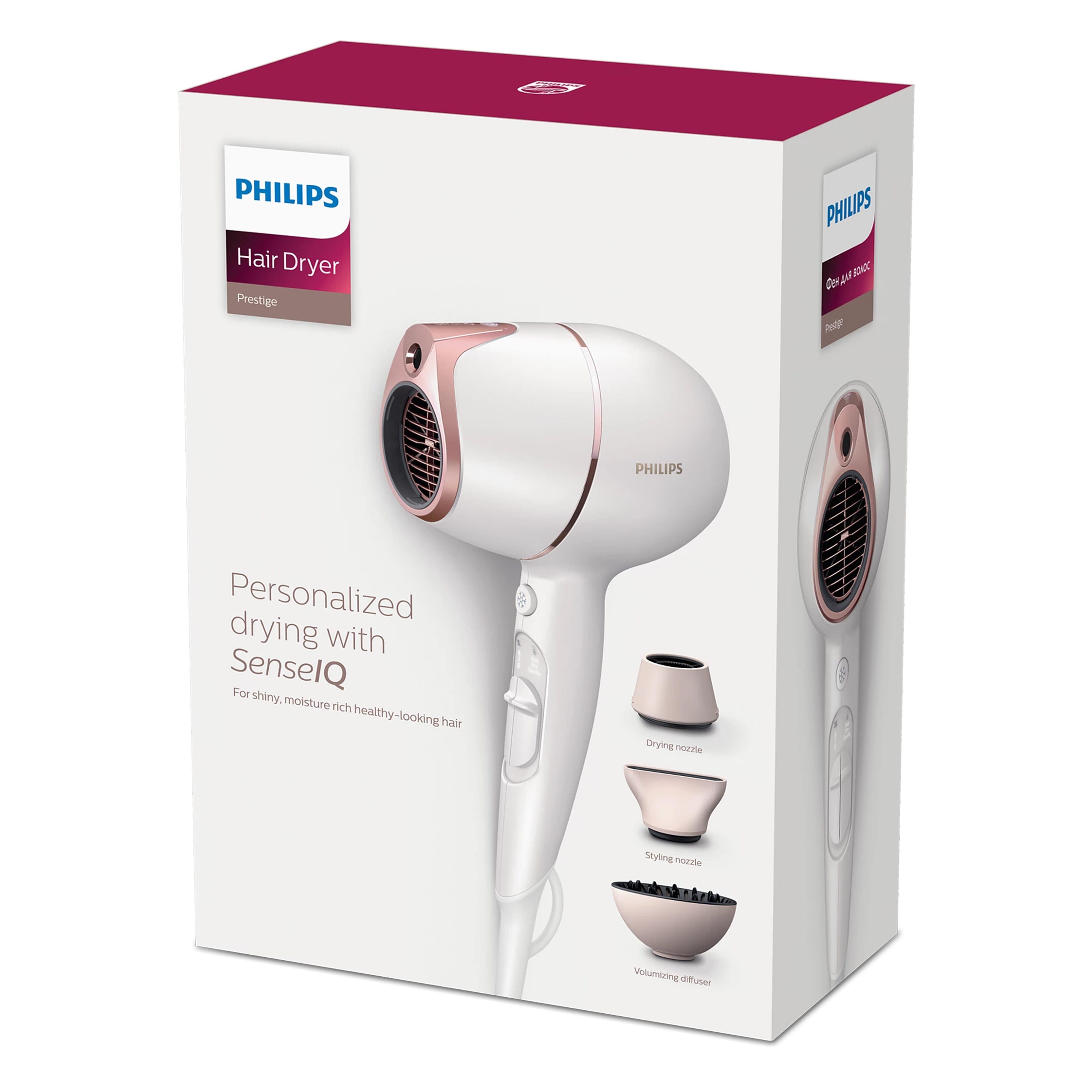 BHD628|Philips SenseIQ Haartrockner mit Diffusor