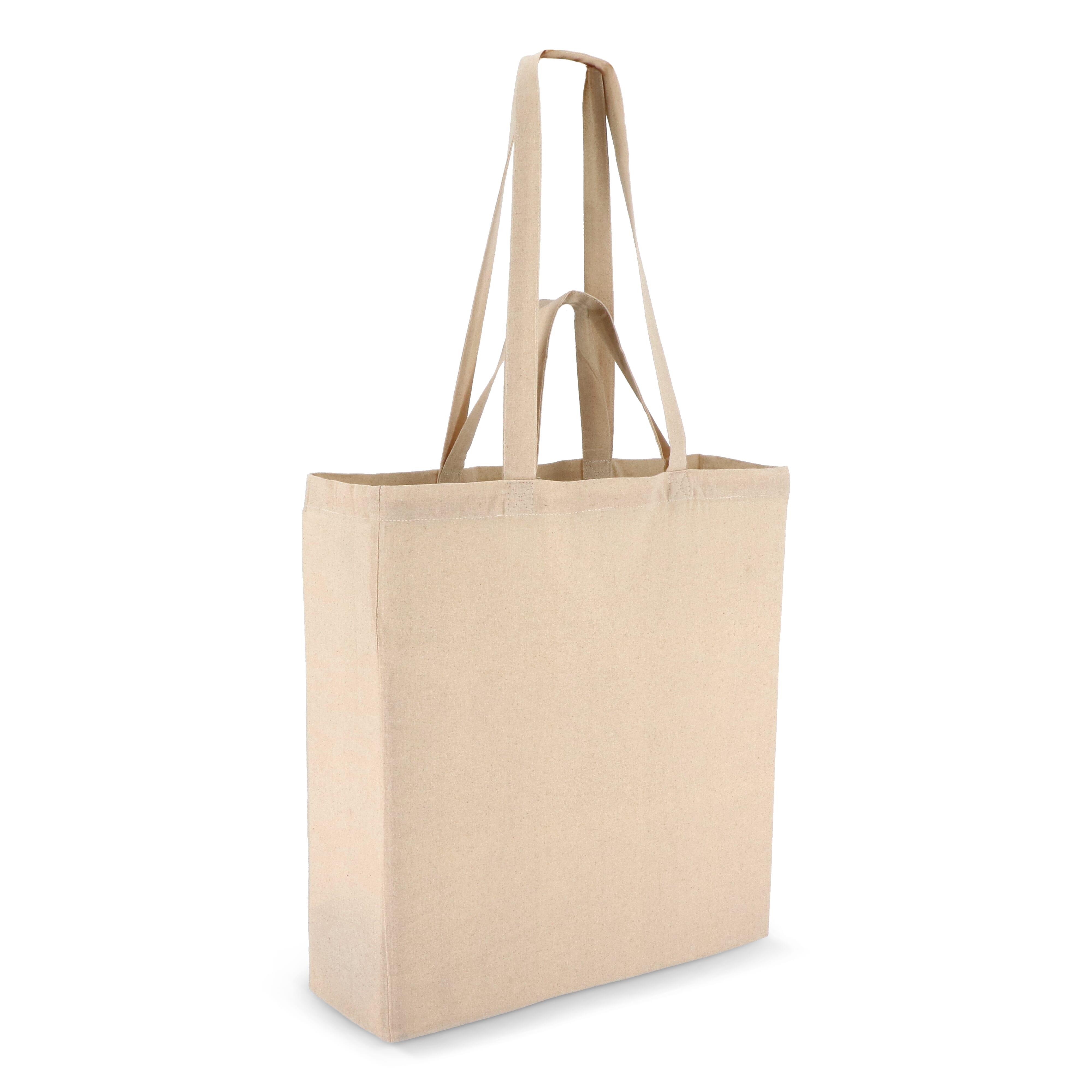 Tragetasche aus Baumwolle OEKO-TEX® 38 x 10 x 42cm 140g/m²