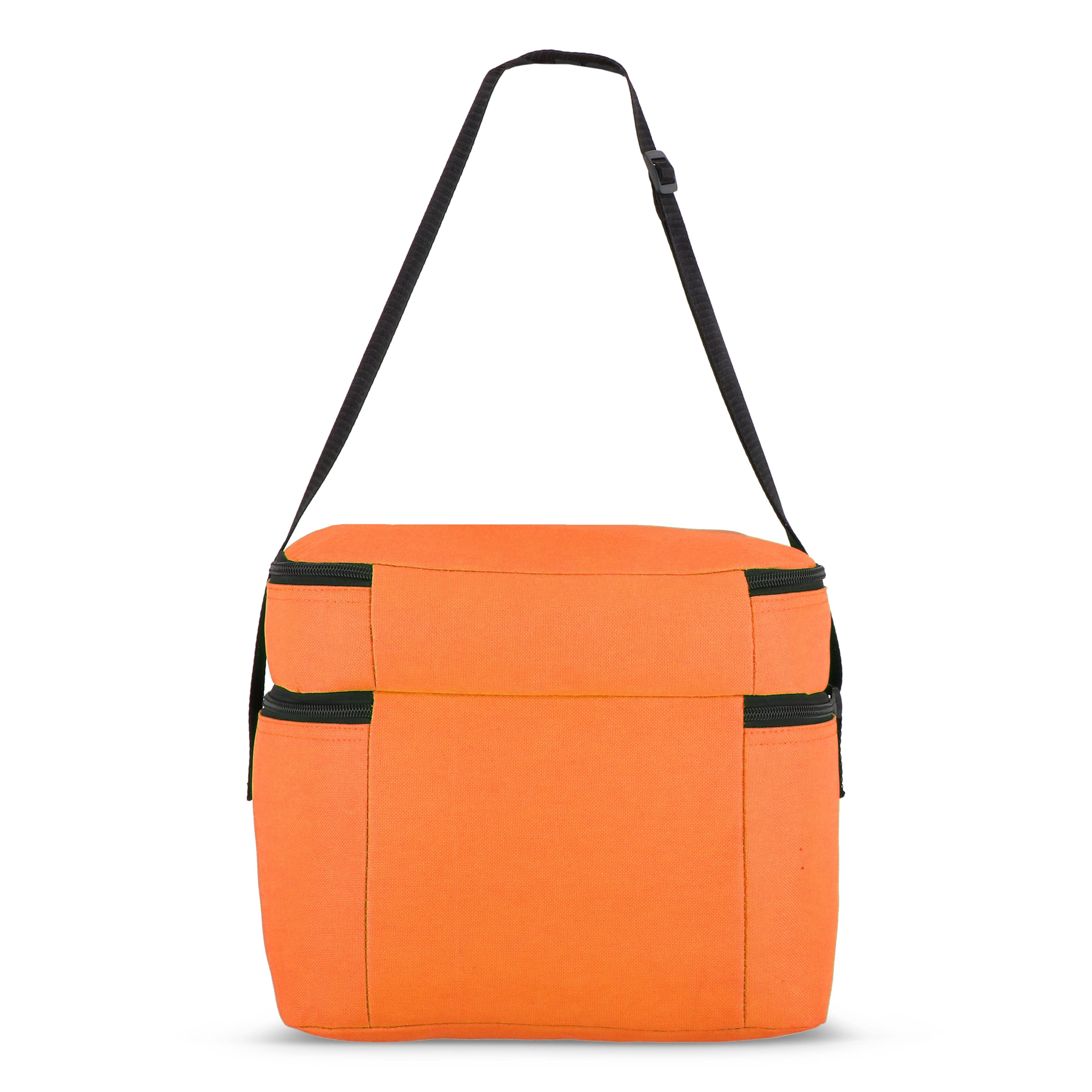 R-PET 600D Doppelfach-Kühltasche 30 x 20 x 24cm 12L