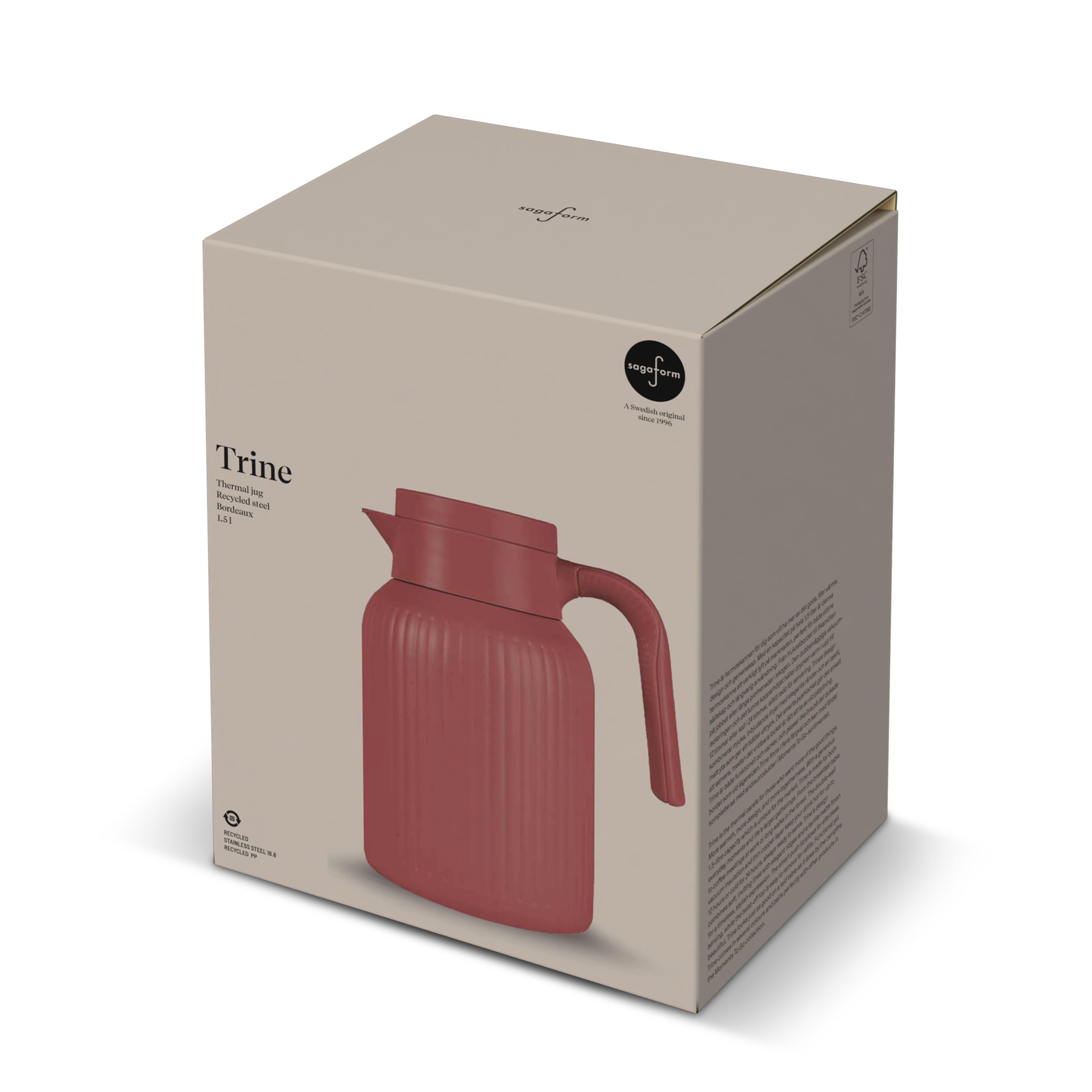 Sagaform Trine Thermokaraffe (recycelt) 1.5 L
