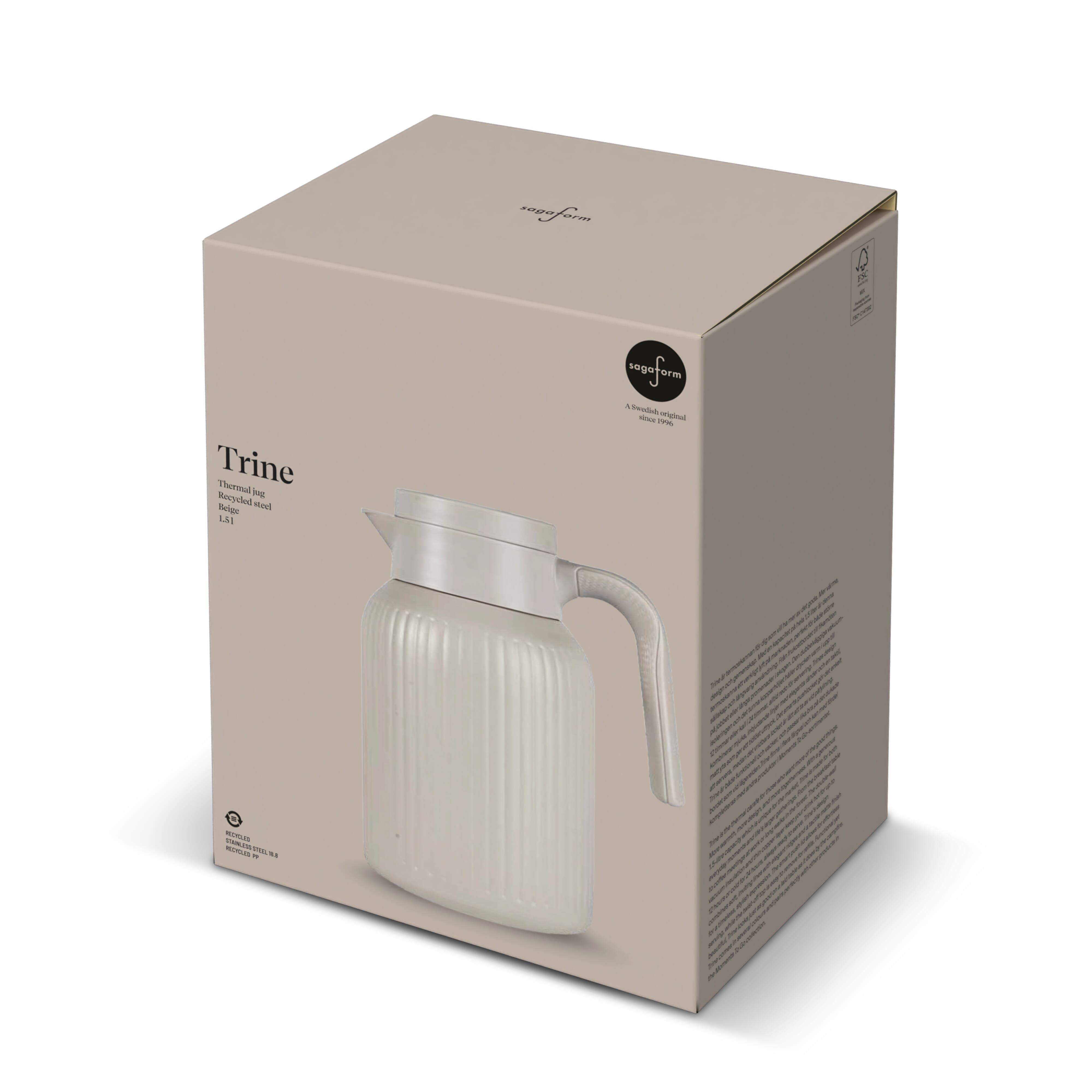 Sagaform Trine Thermokaraffe (recycelt) 1.5 L