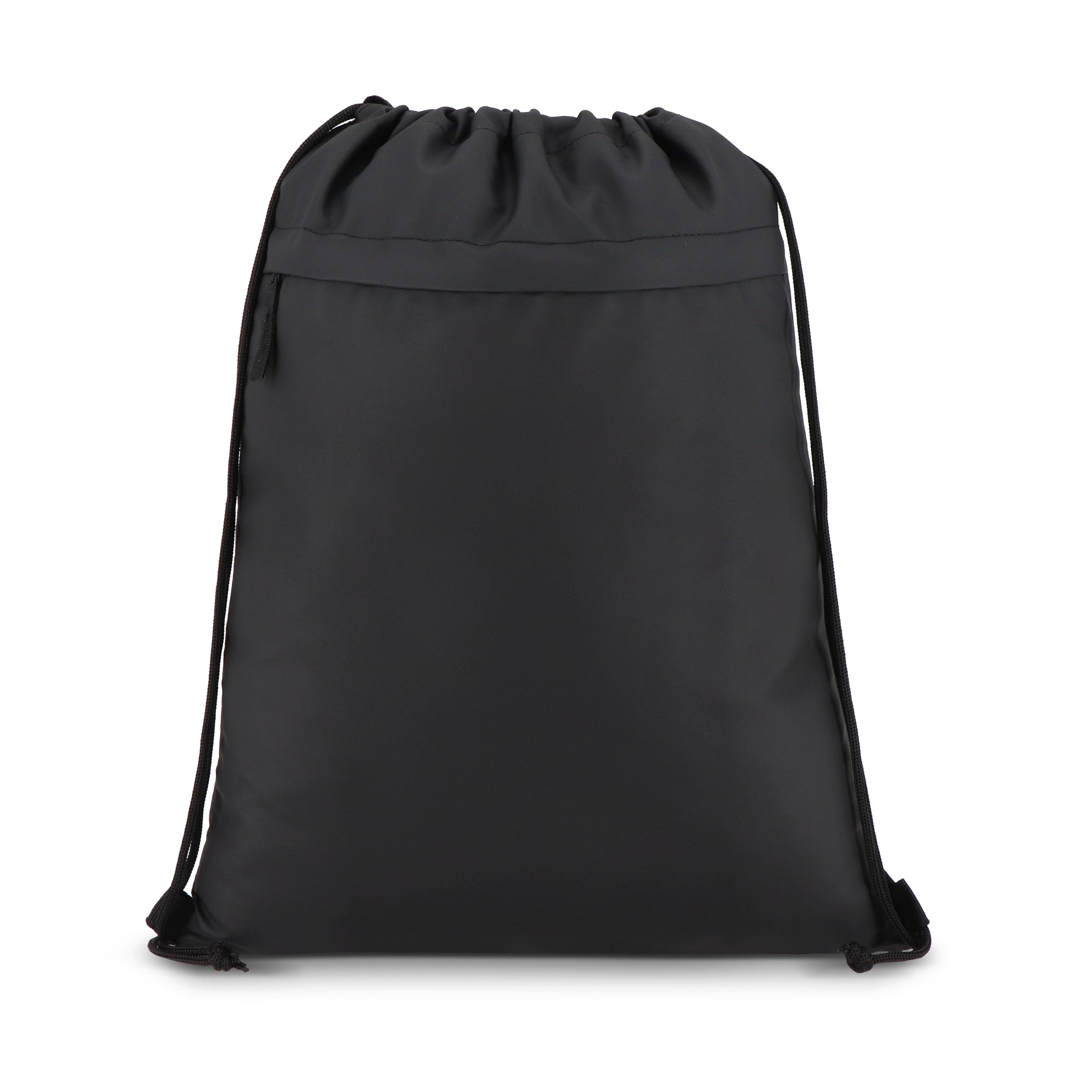 PU-beschichtete R-PET 600D Kordeltasche 33 x 42 cm