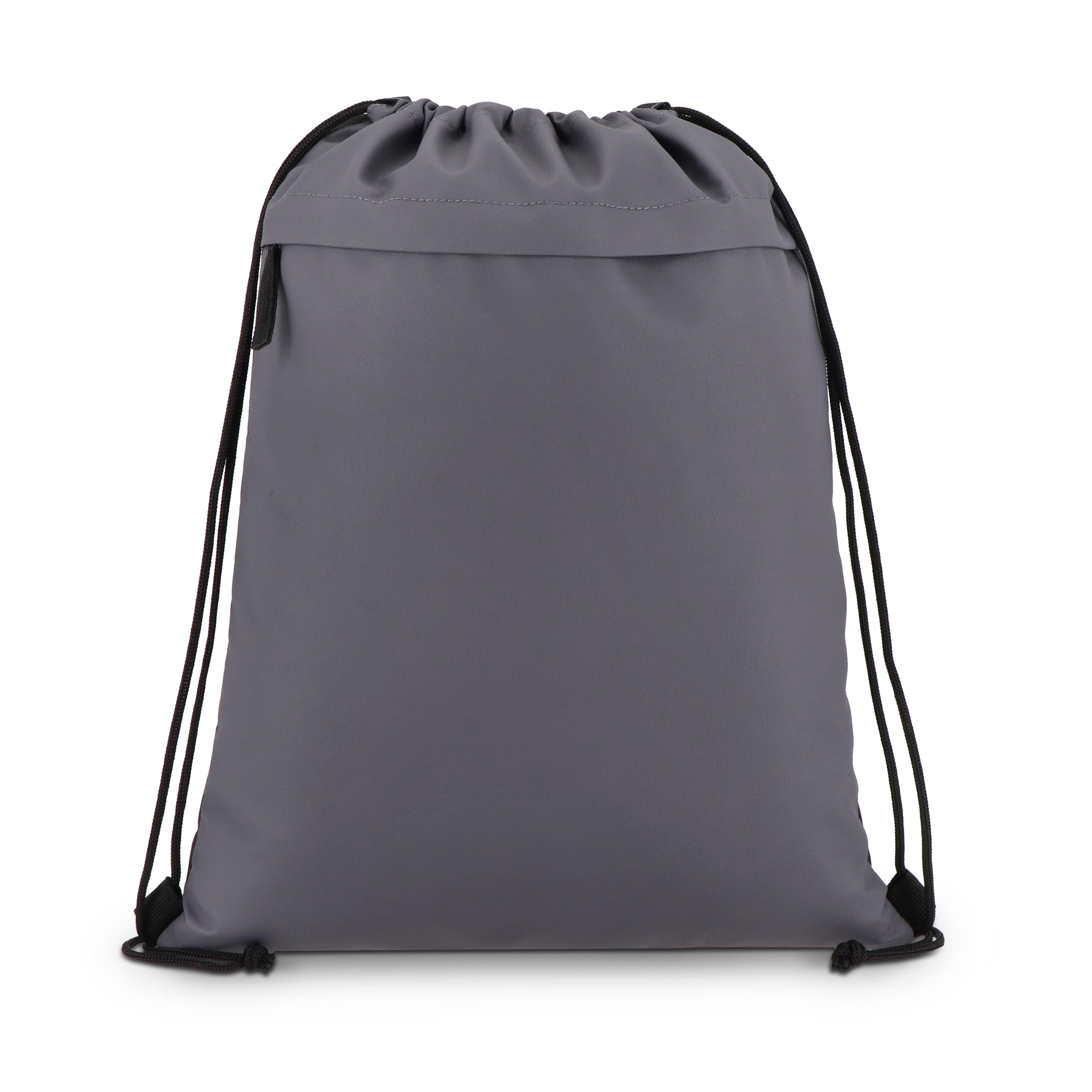 PU-beschichtete R-PET 600D Kordeltasche 33 x 42 cm