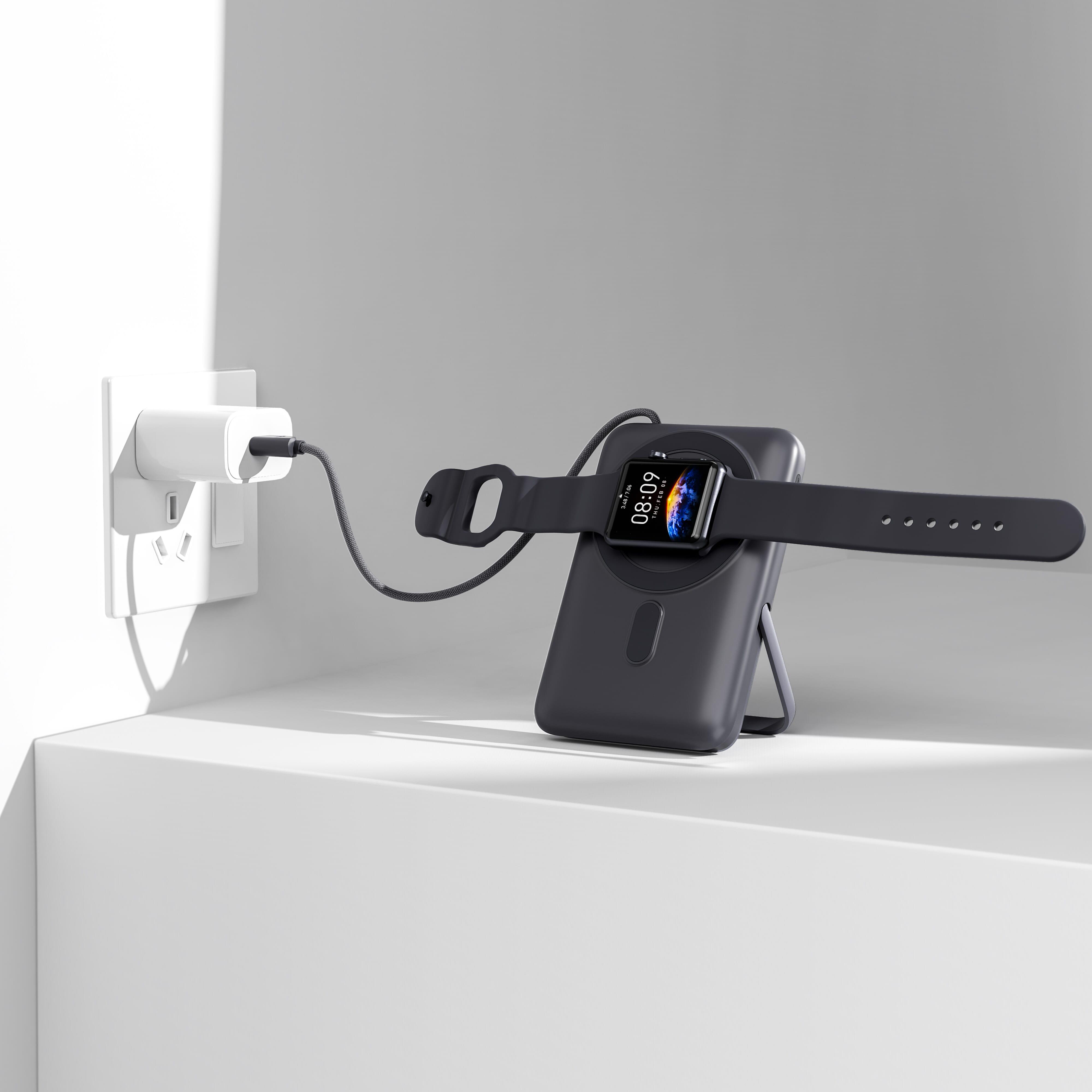 Nova Wireless Powerbank Kompatibel mit MagSafe und Apple Watch 10000 mAh