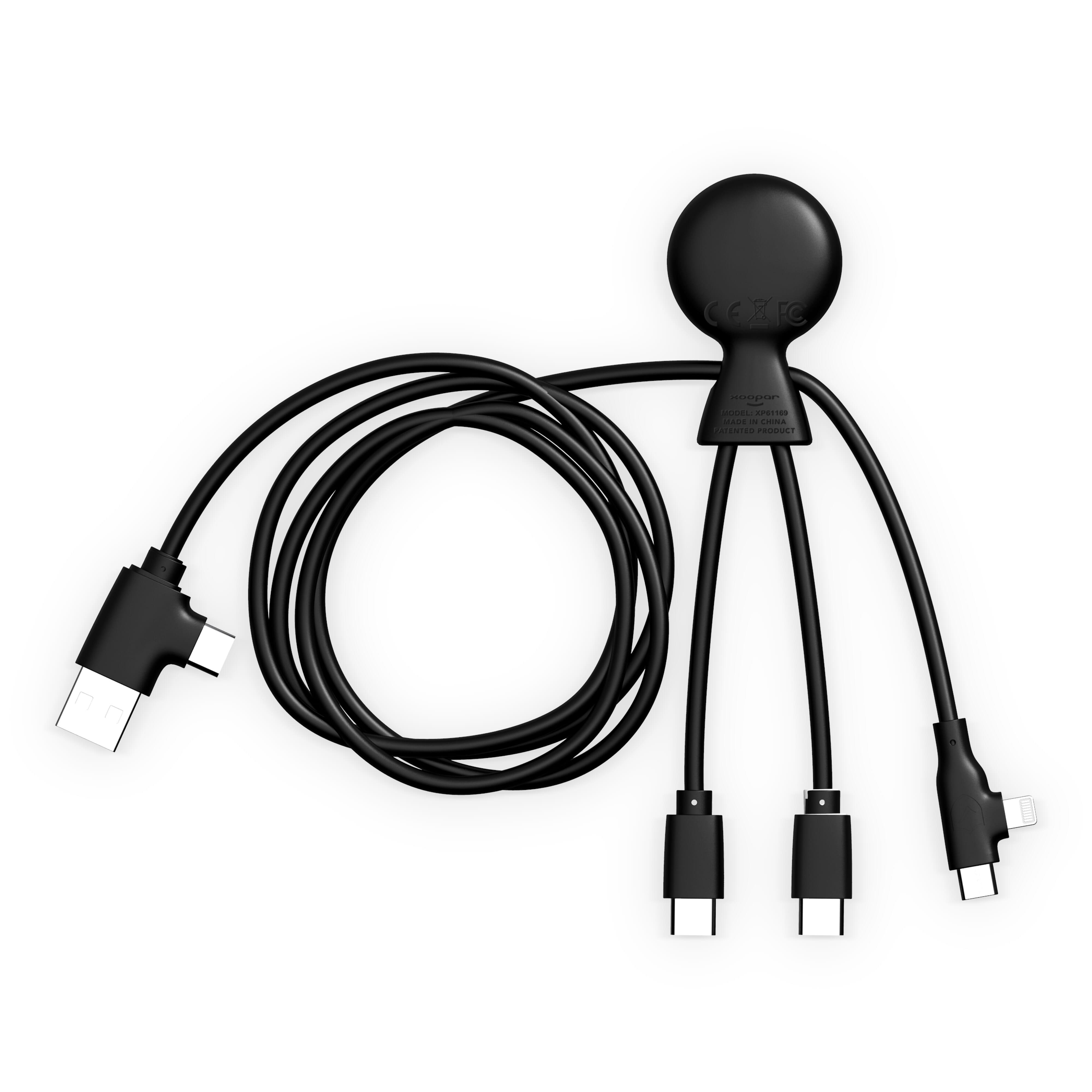 Xoopar Mr. Bio Long Multi-Kabel USB-C 1 Meter