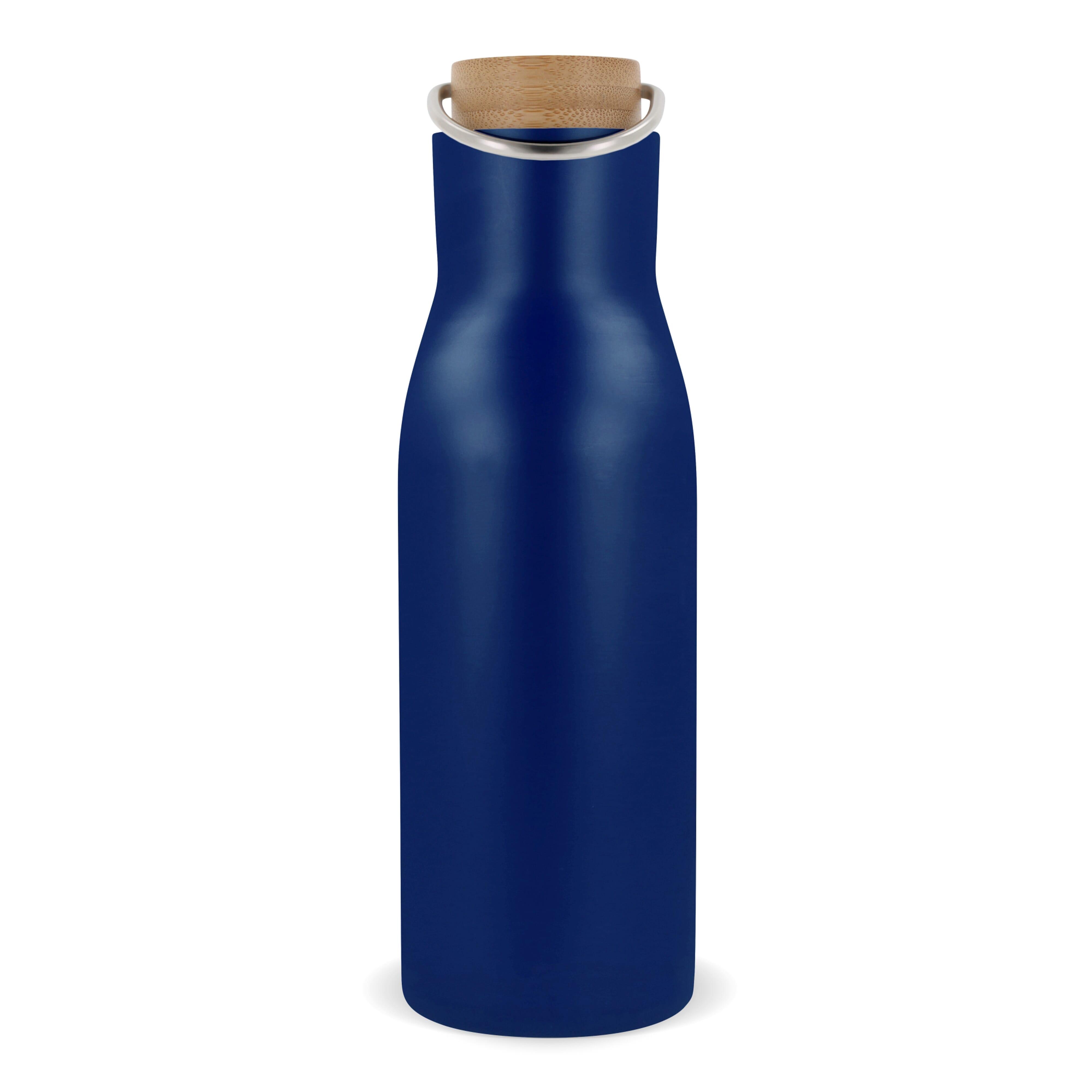 Isolier-Flasche mit Bambusdeckel, 500ml