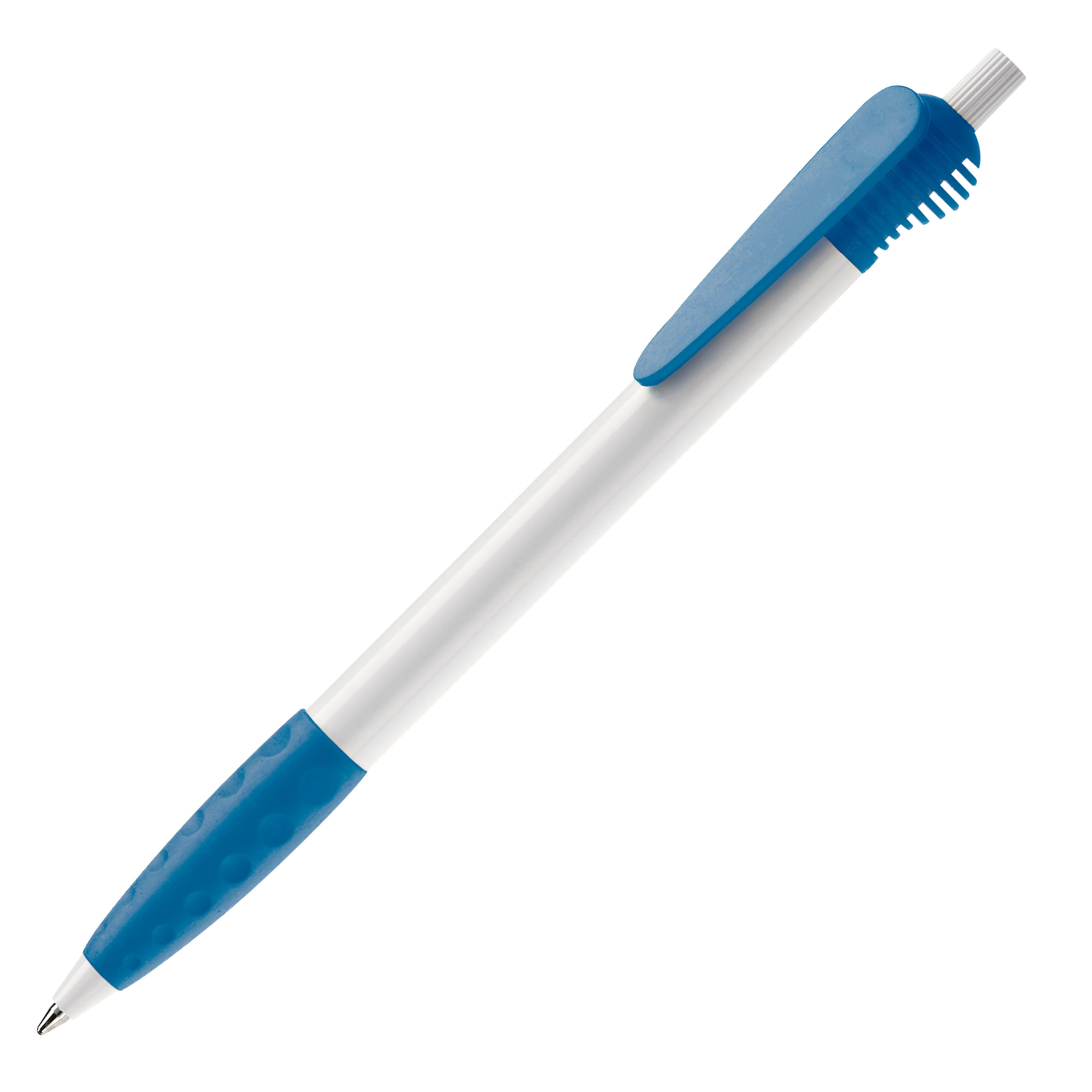 Weiss / Hellblau