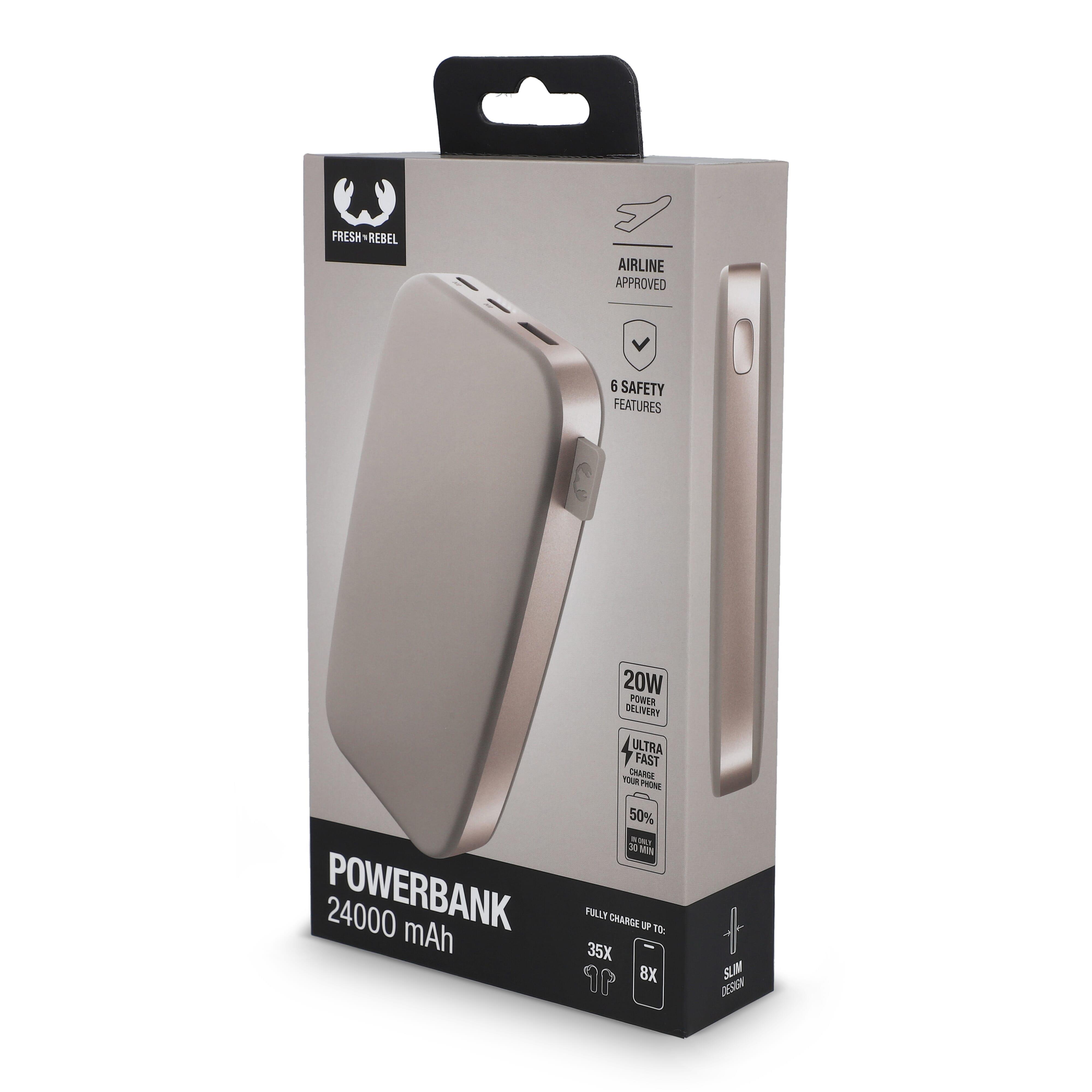 2PB24100 I Fresh ´n Rebel Powerbank 24000 mAh PD USB-C