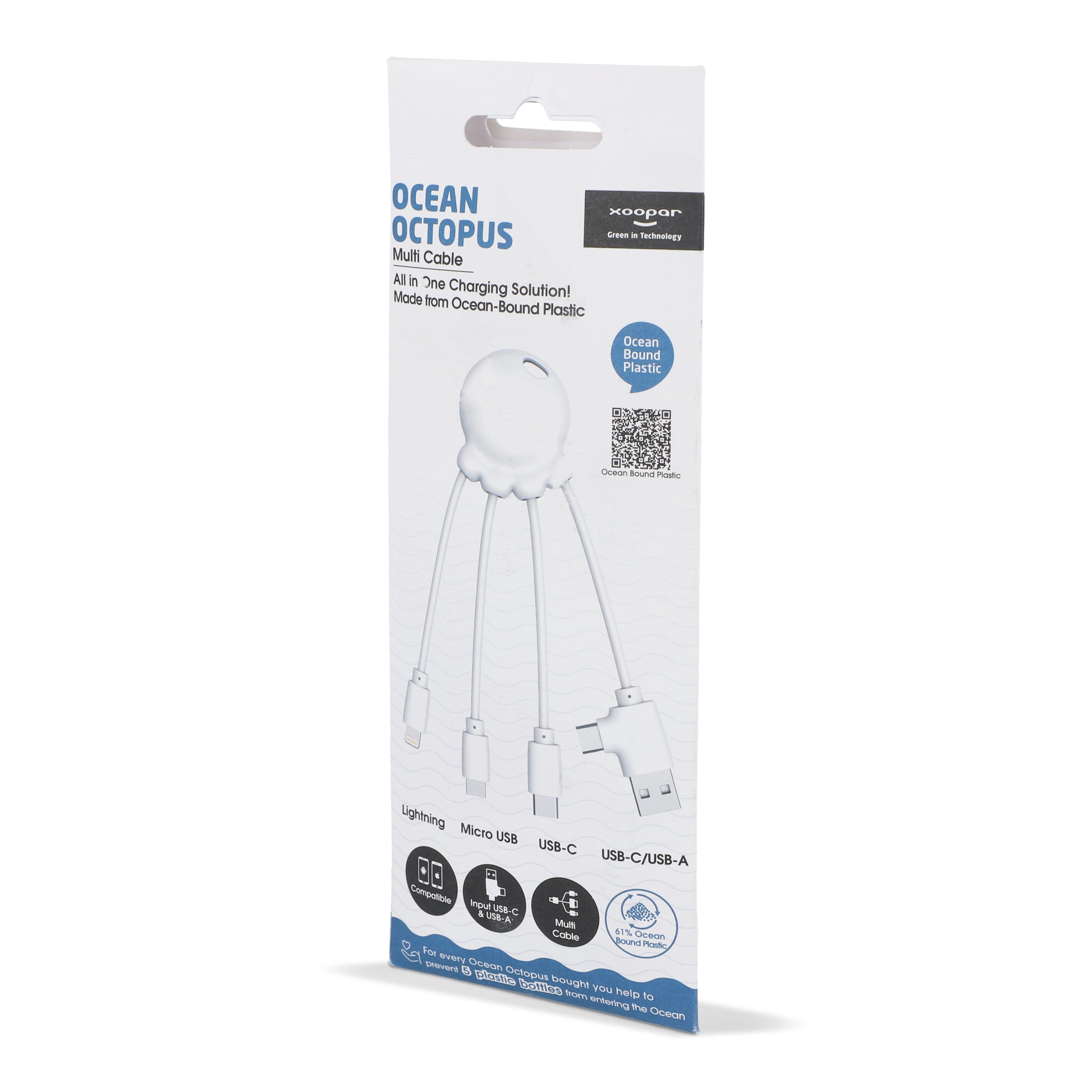 4009| Xoopar Eco Octopus Ladekabel Ocean Bound Plastic