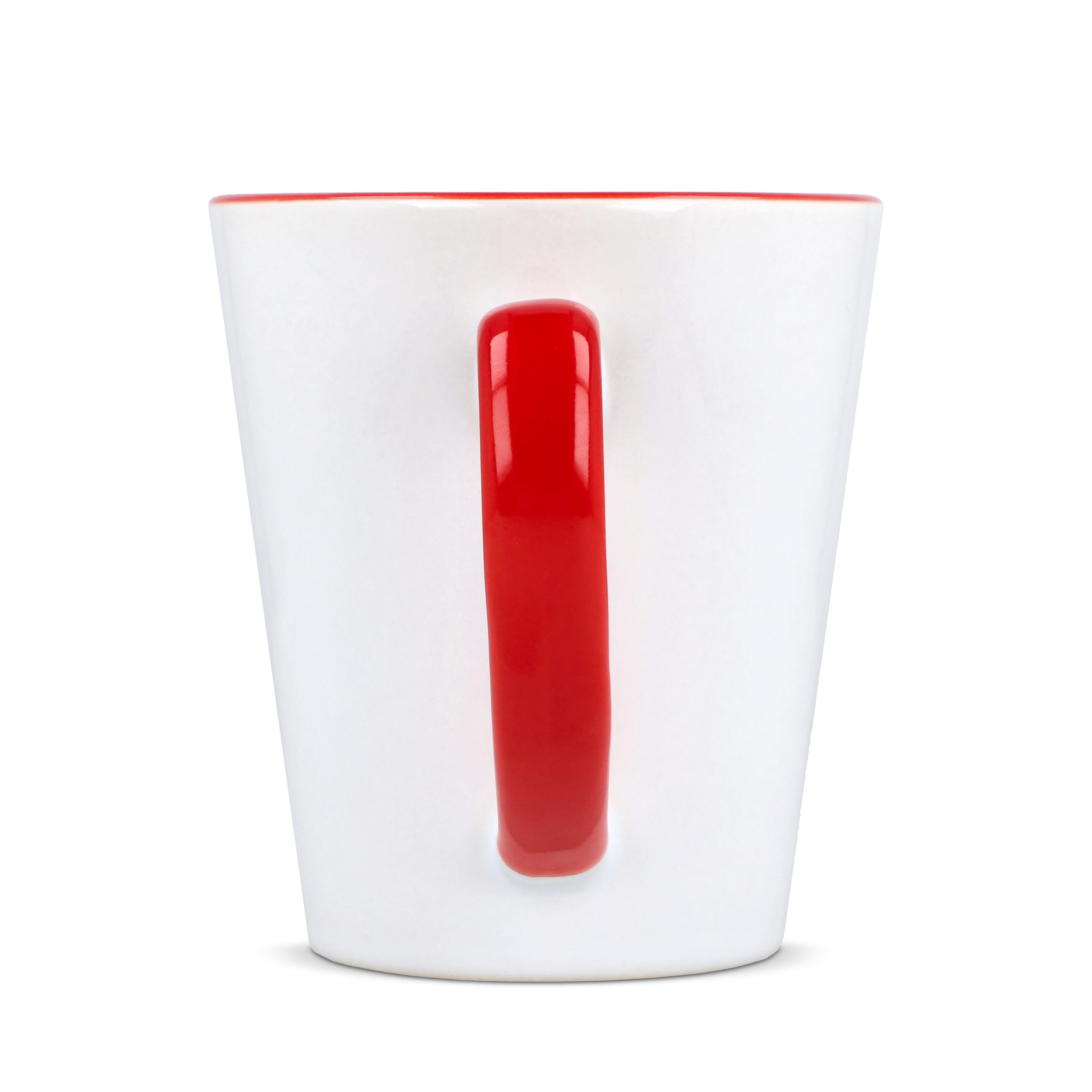 Melbourne Sublimationsbecher farbiger Rand & Henkel 300ml