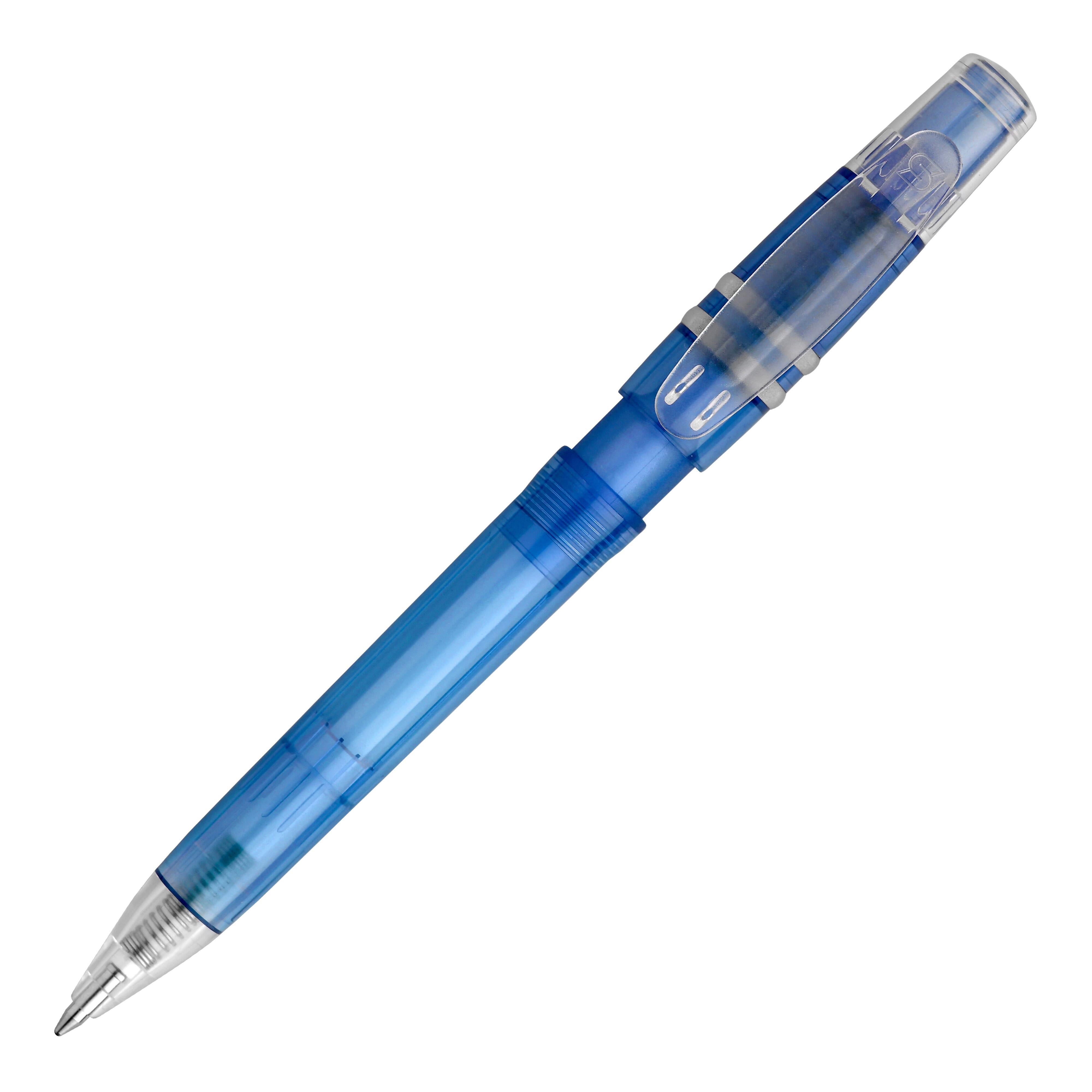 Transparent / Blau