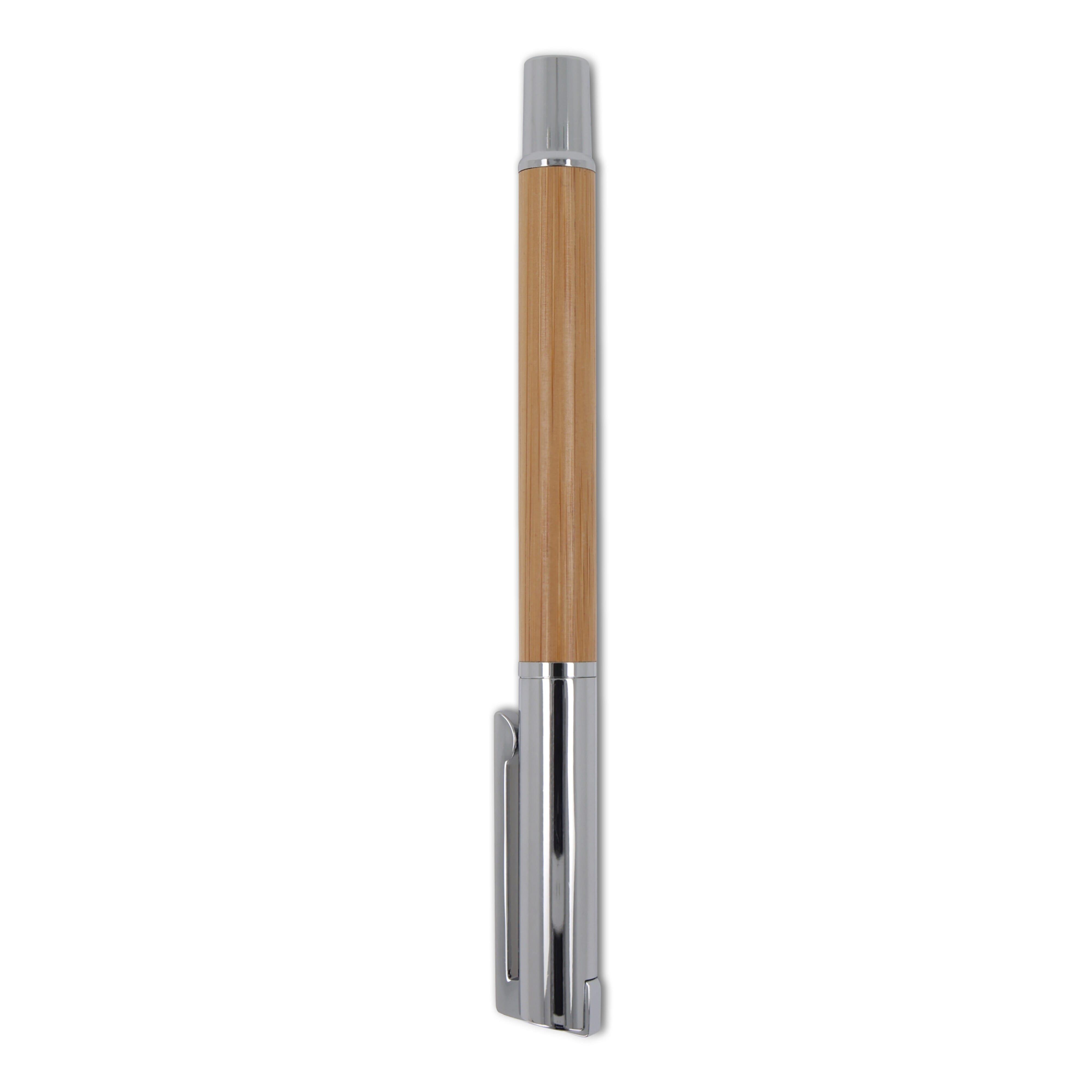 Kugelschreiber und Rollerball Bambus